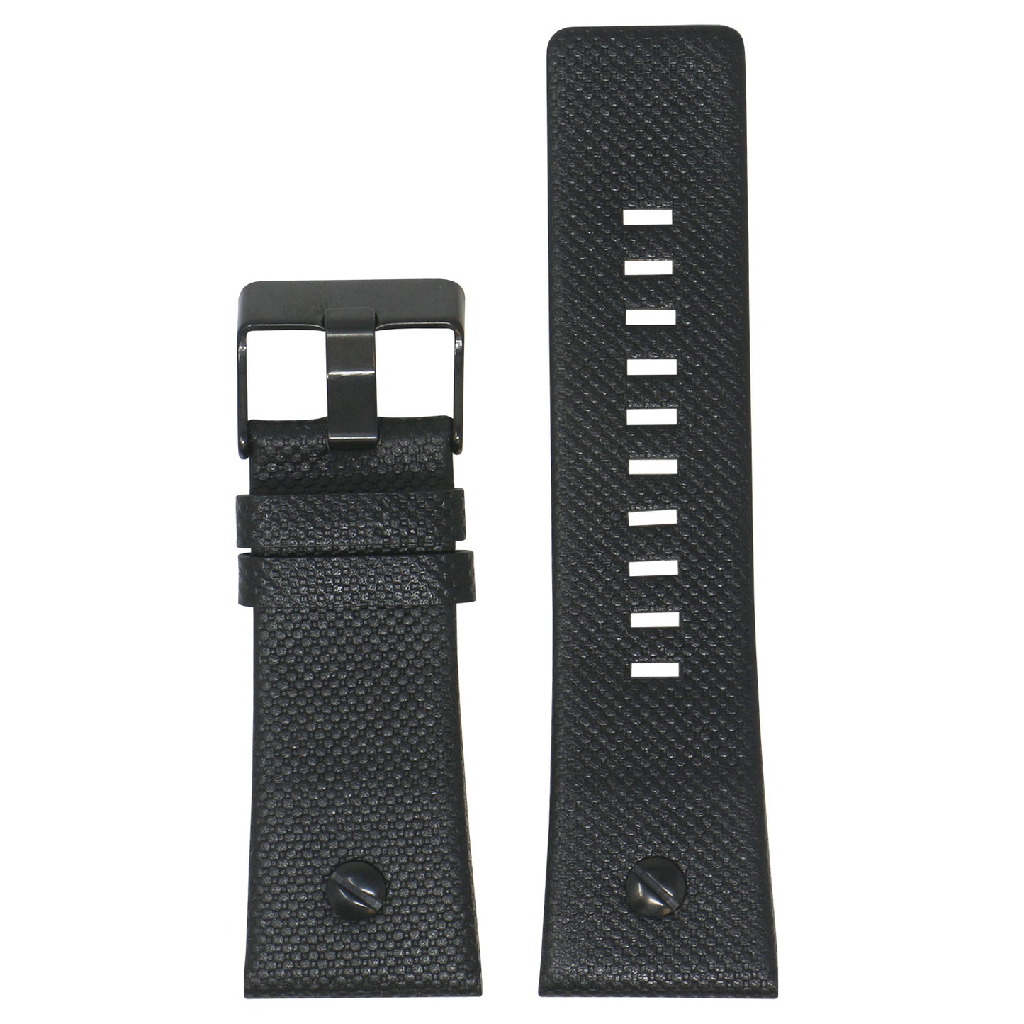 Embossed Leather Rivet Strap for Diesel