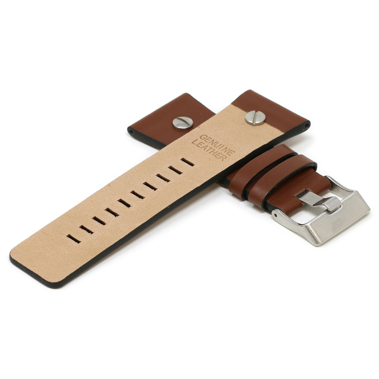 Leather Rivet Strap for Diesel