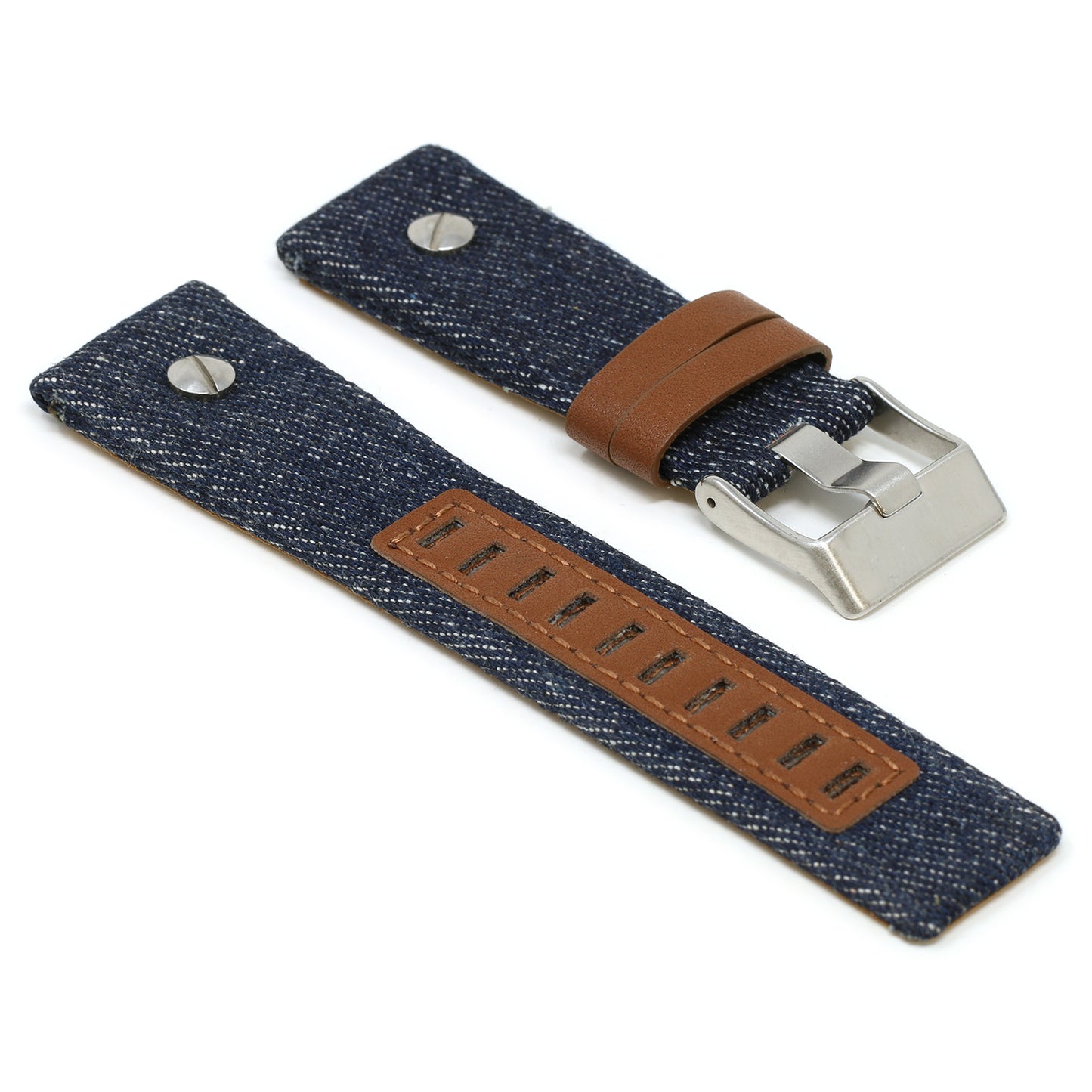 Denim & Leather Rivet Strap for Diesel