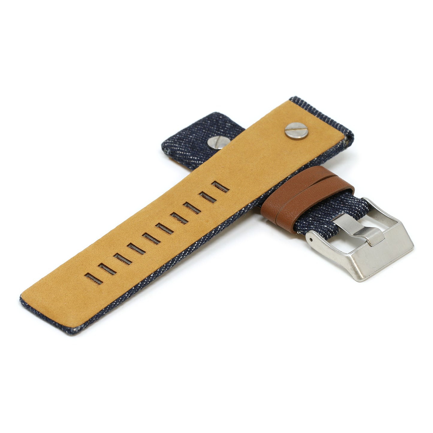 Denim & Leather Rivet Strap for Diesel
