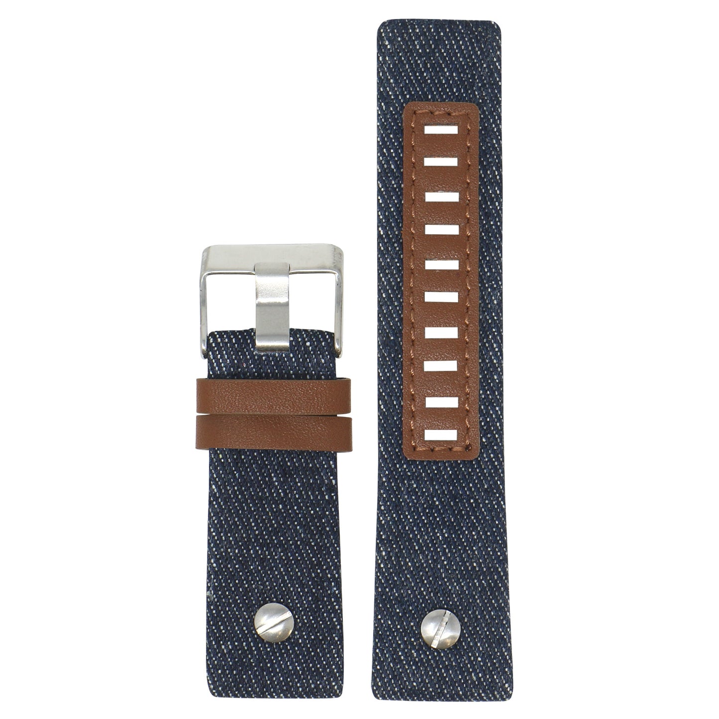 Denim & Leather Rivet Strap for Diesel