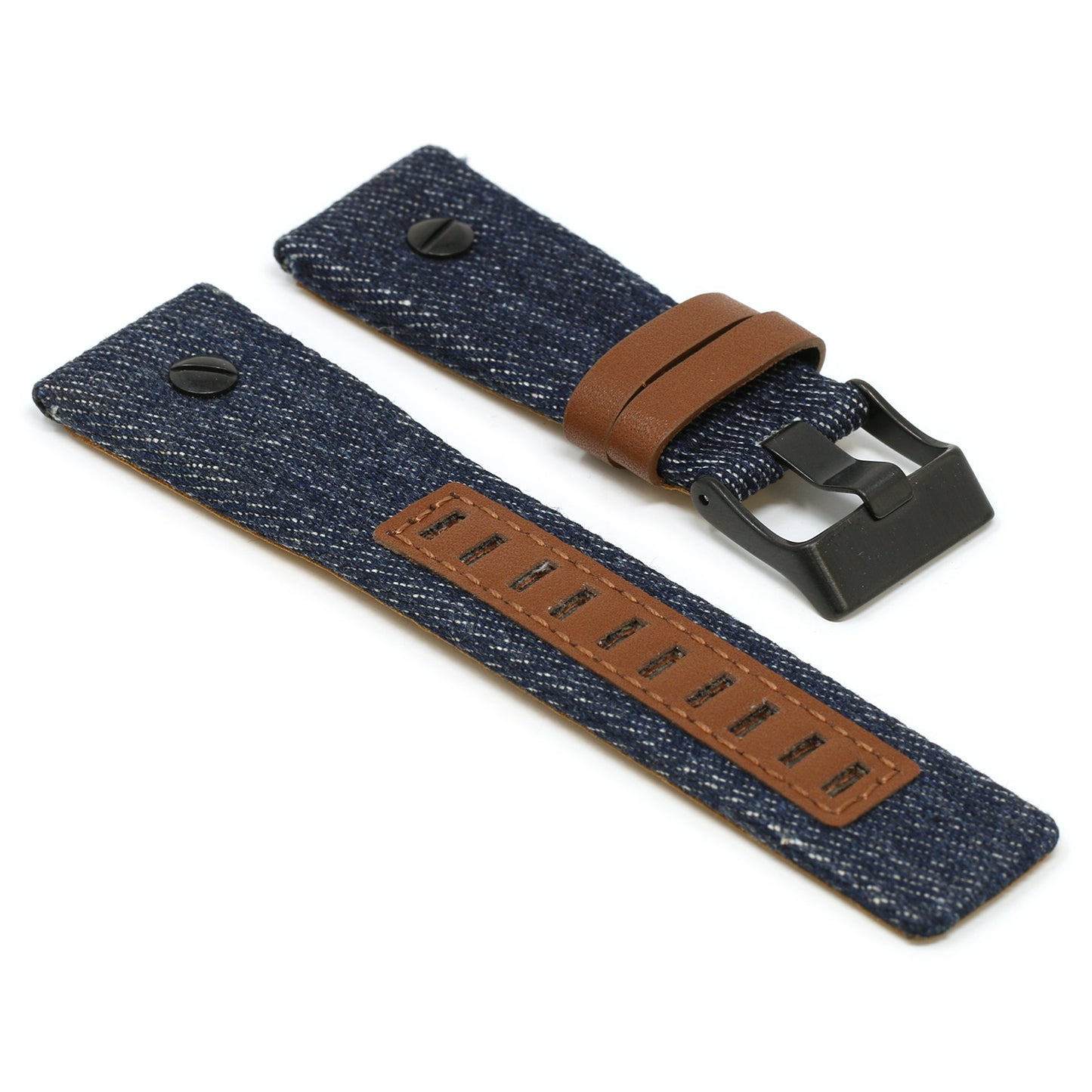 Denim & Leather Rivet Strap for Diesel