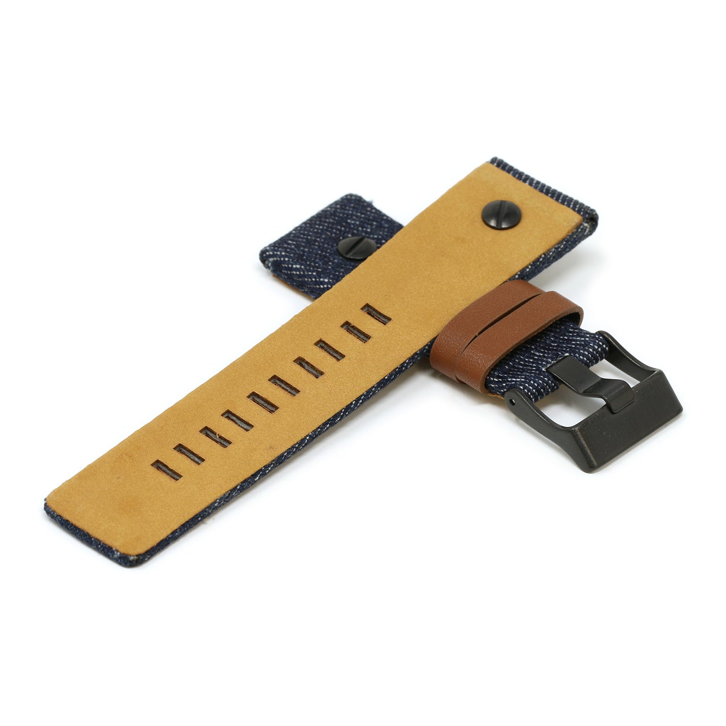 Denim & Leather Rivet Strap for Diesel