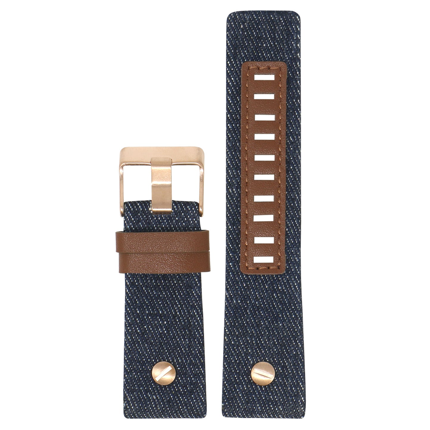 Denim & Leather Rivet Strap for Diesel
