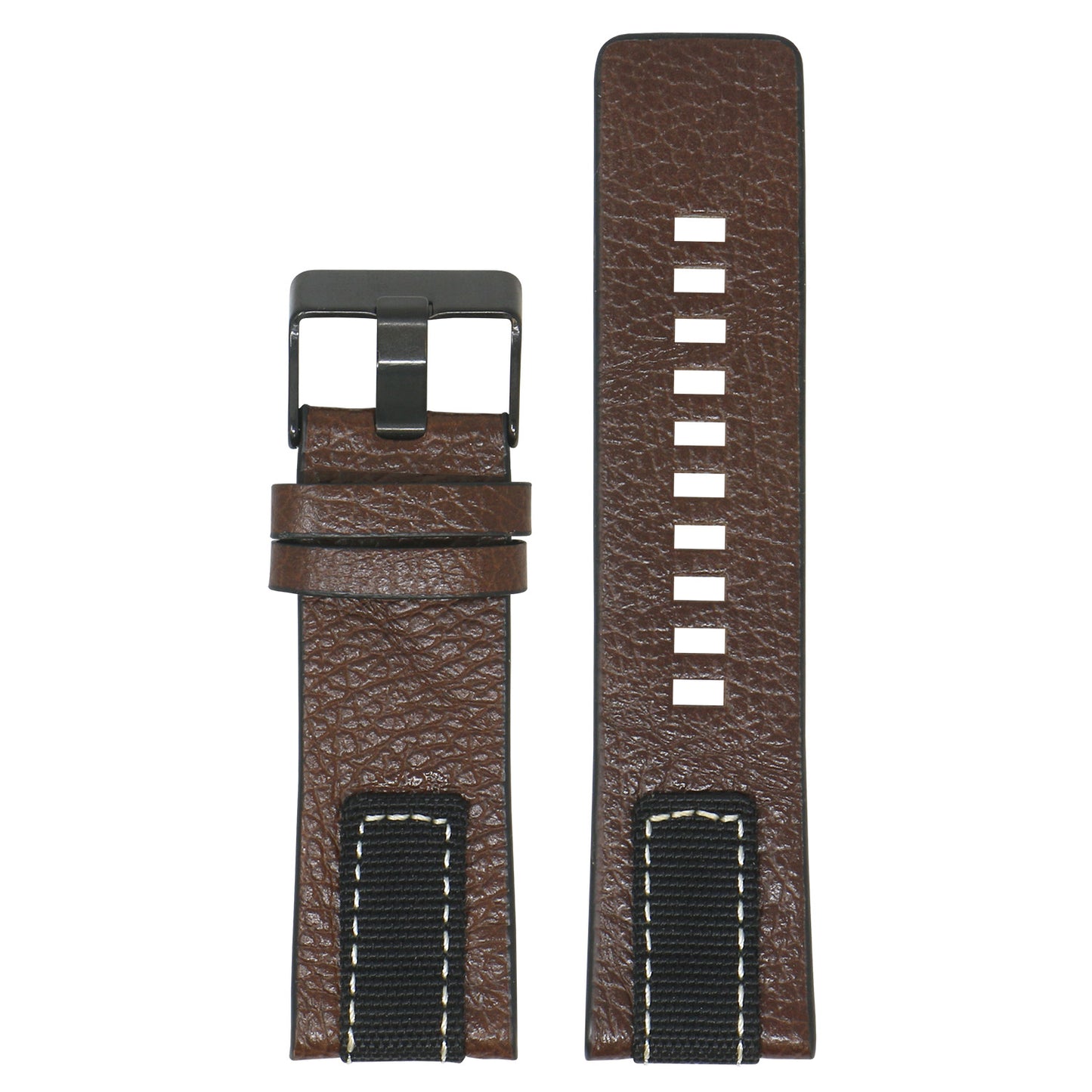 Pebbled Leather & Nylon Strap for Diesel