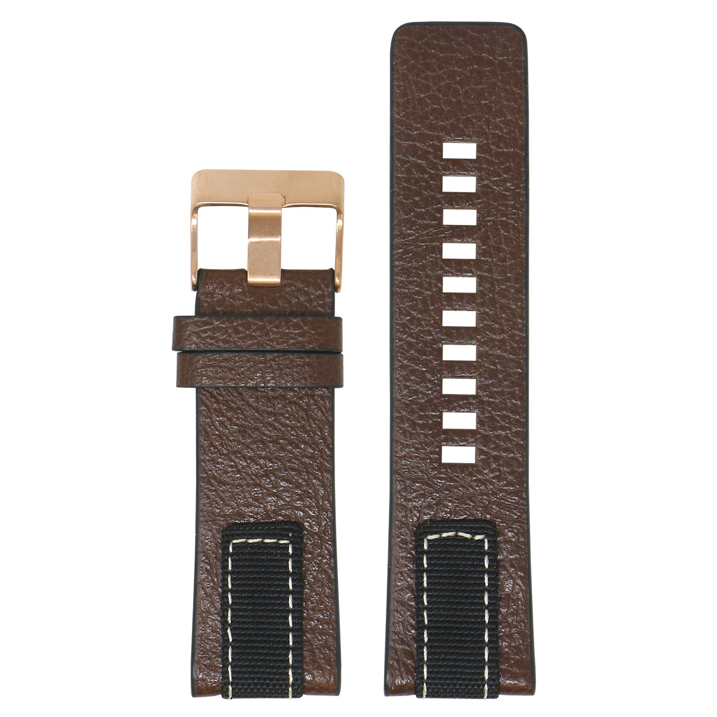 Pebbled Leather & Nylon Strap for Diesel