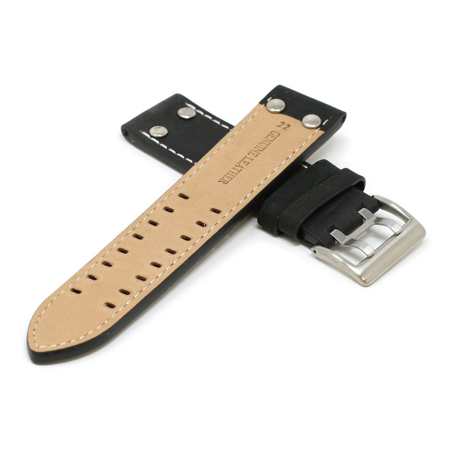 Vintage Leather Strap for Hamilton Khaki Field Watch