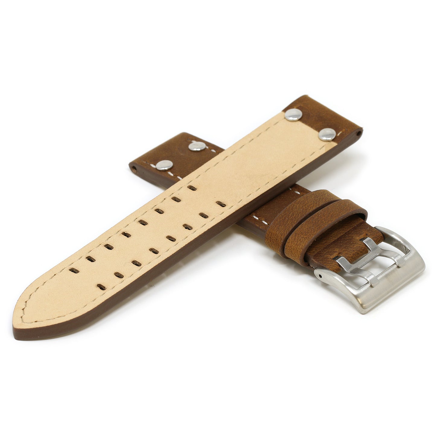 Vintage Leather Strap for Hamilton Khaki Field Watch