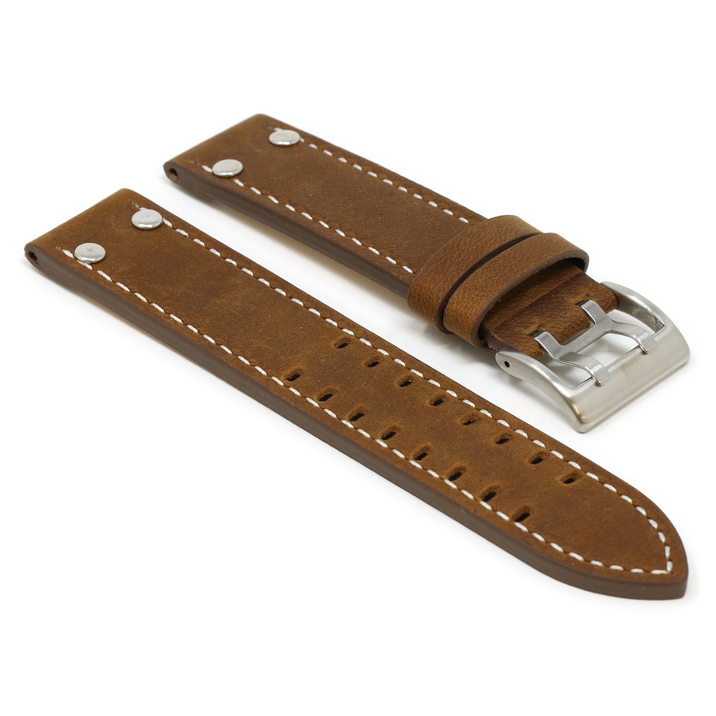 Vintage Leather Strap for Hamilton Khaki Field Watch