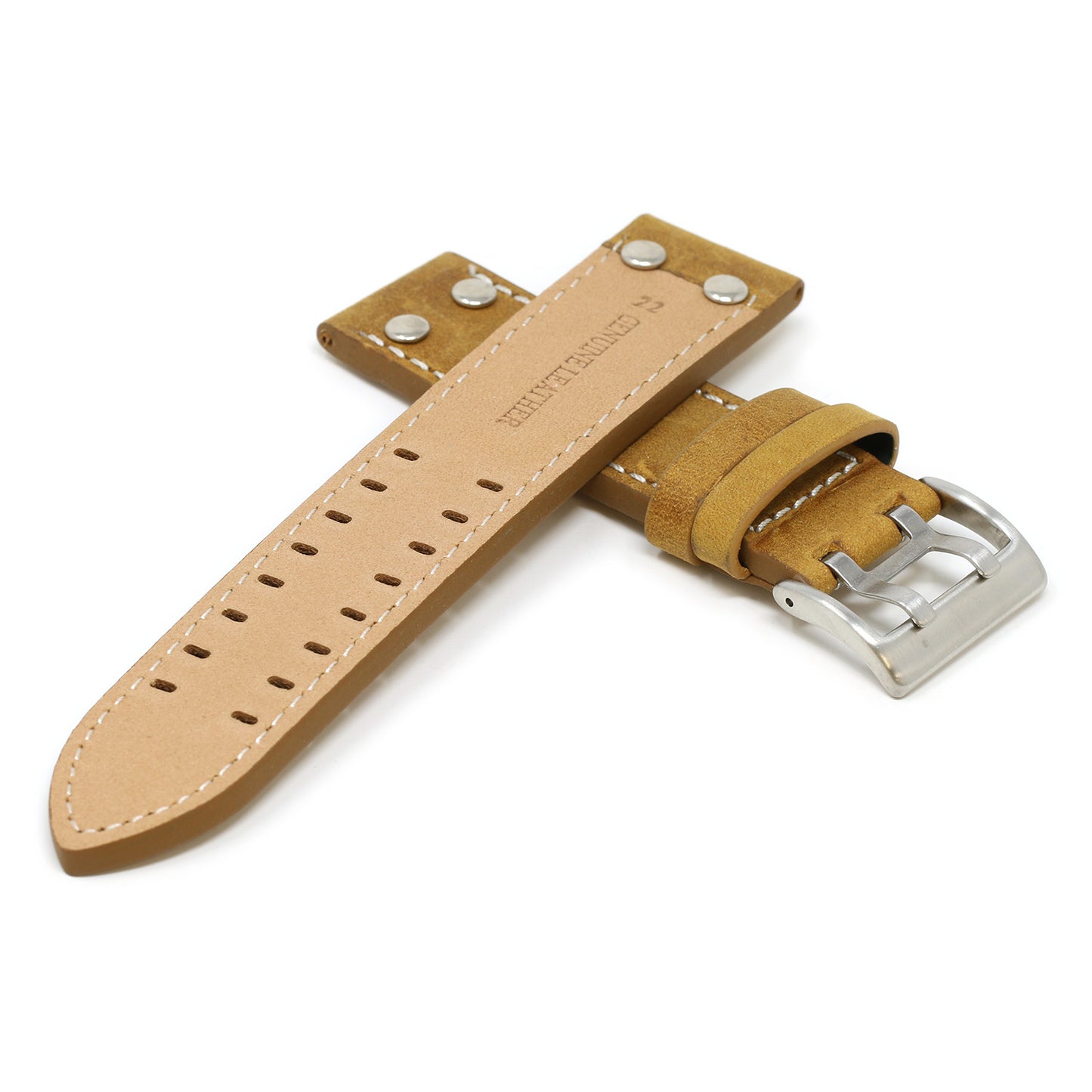 Vintage Leather Strap for Hamilton Khaki Field Watch