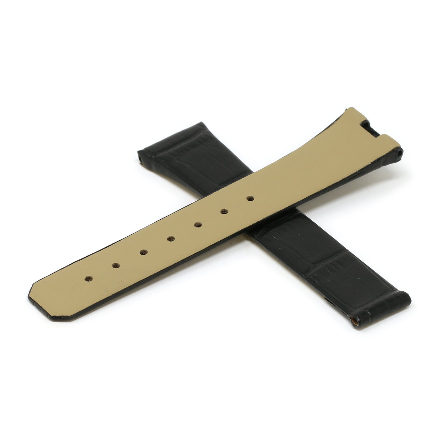 Croc Embossed Leather Strap for Omega Constellation 1,2,3