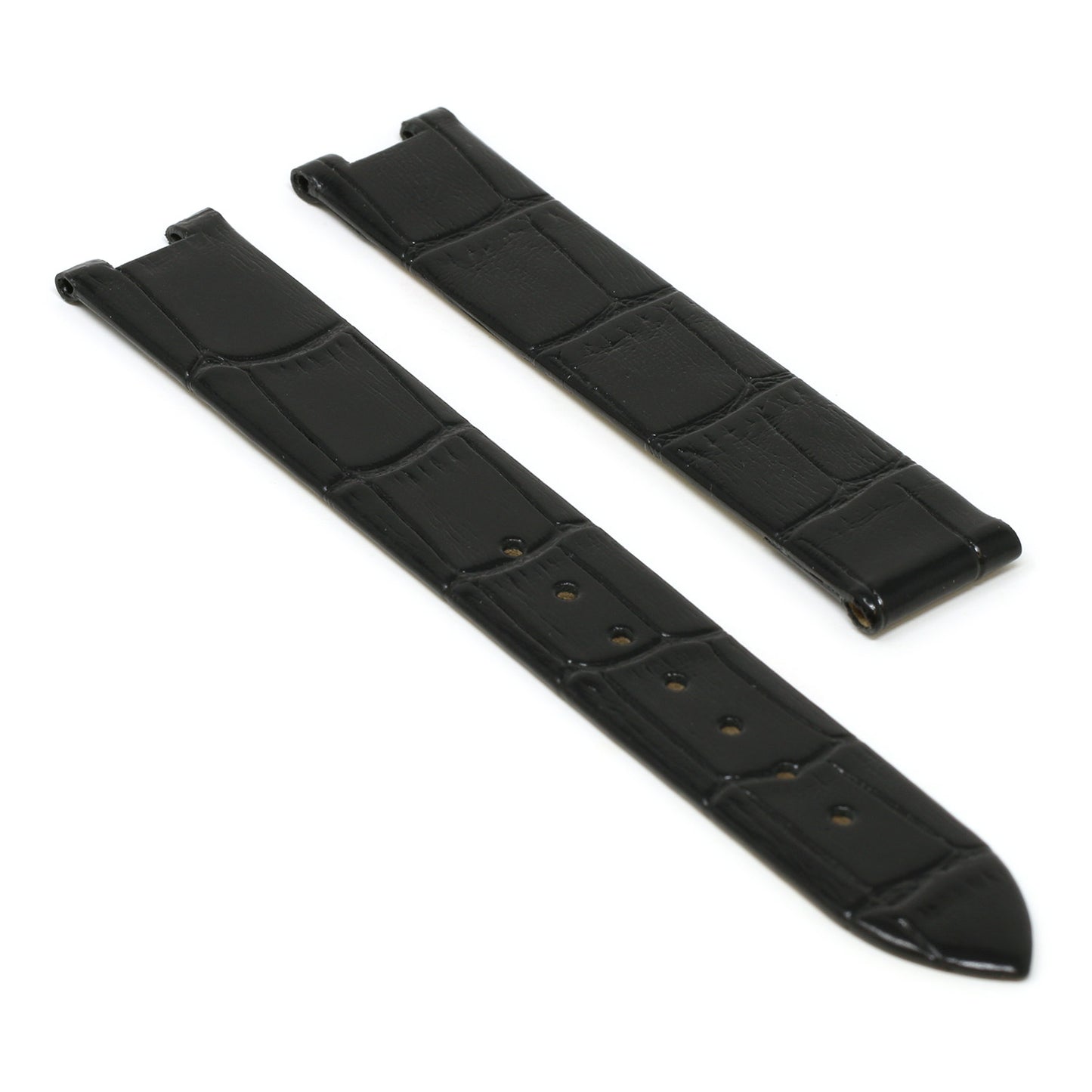 Croc Embossed Leather Band for Omega De Ville