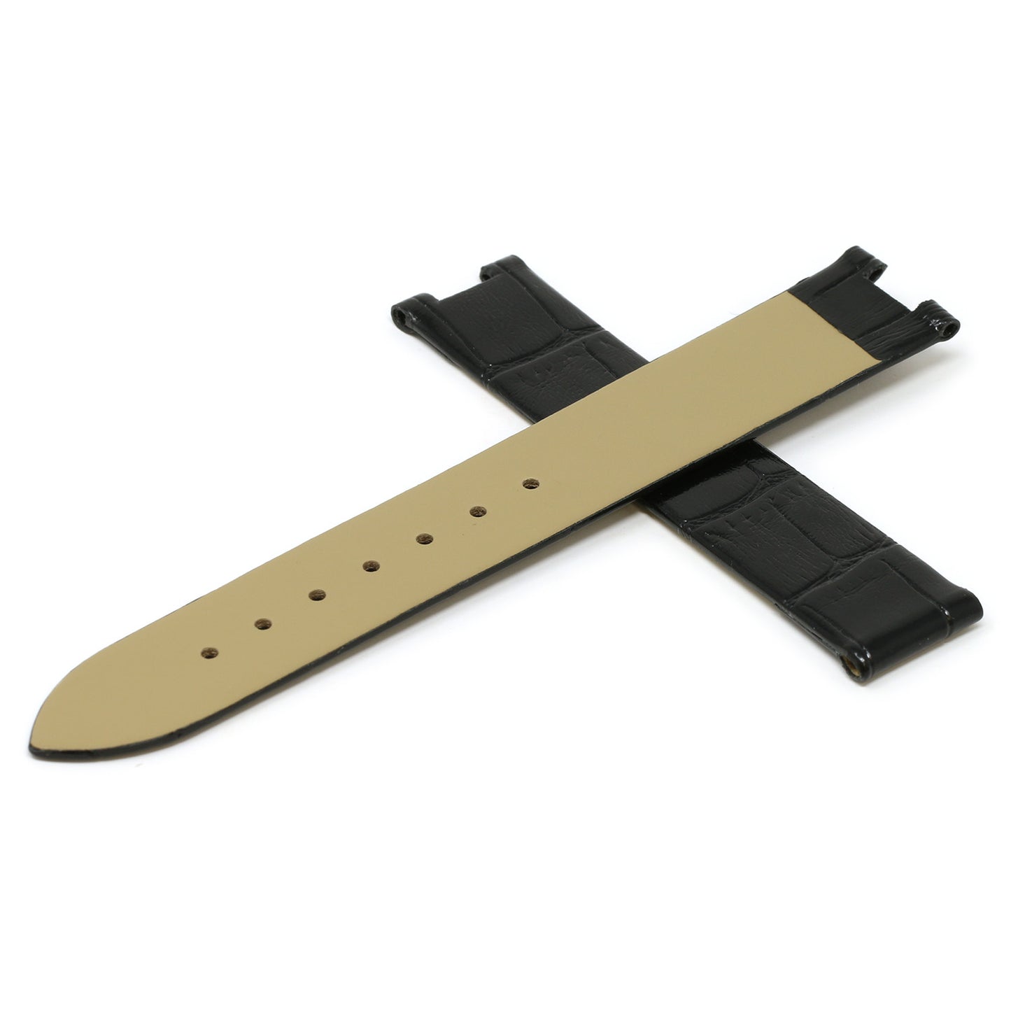 Croc Embossed Leather Band for Omega De Ville