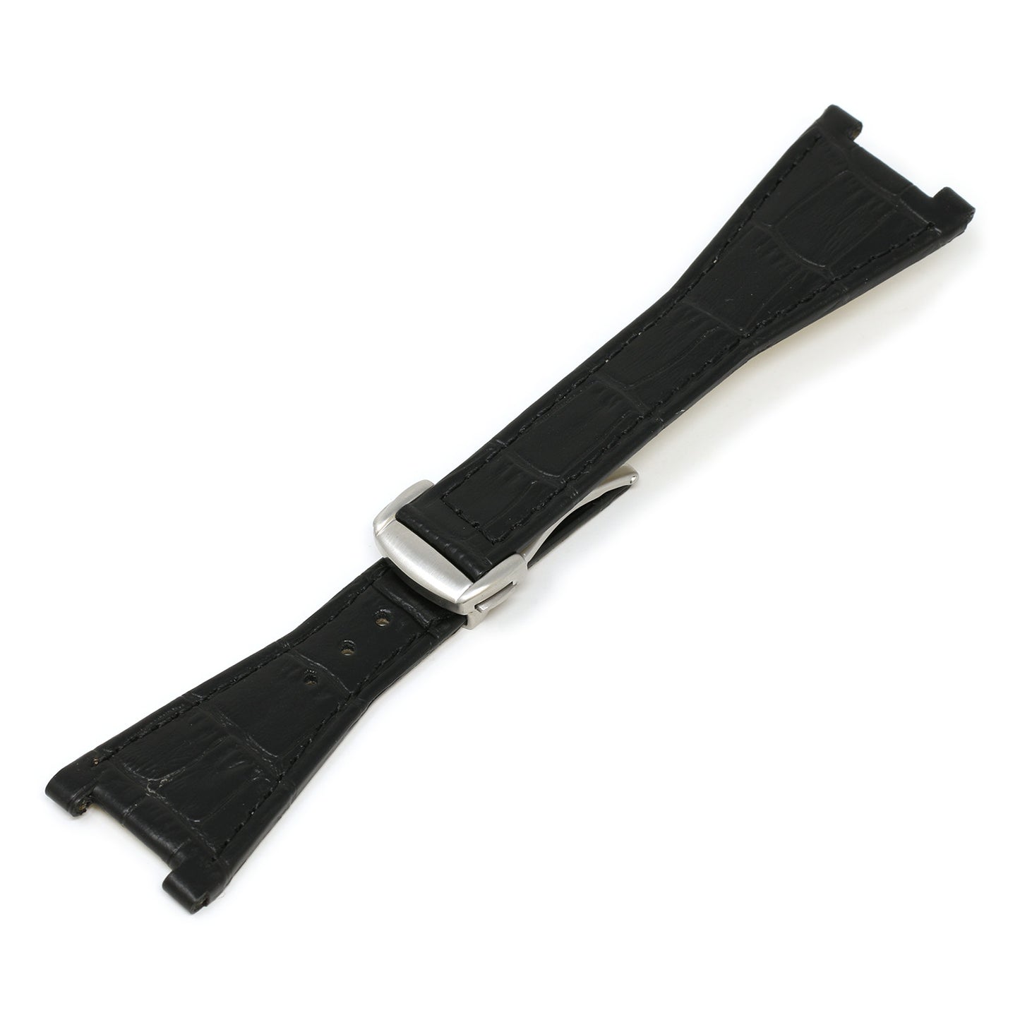 Croc Embossed Strap for Omega Constellation Quadra