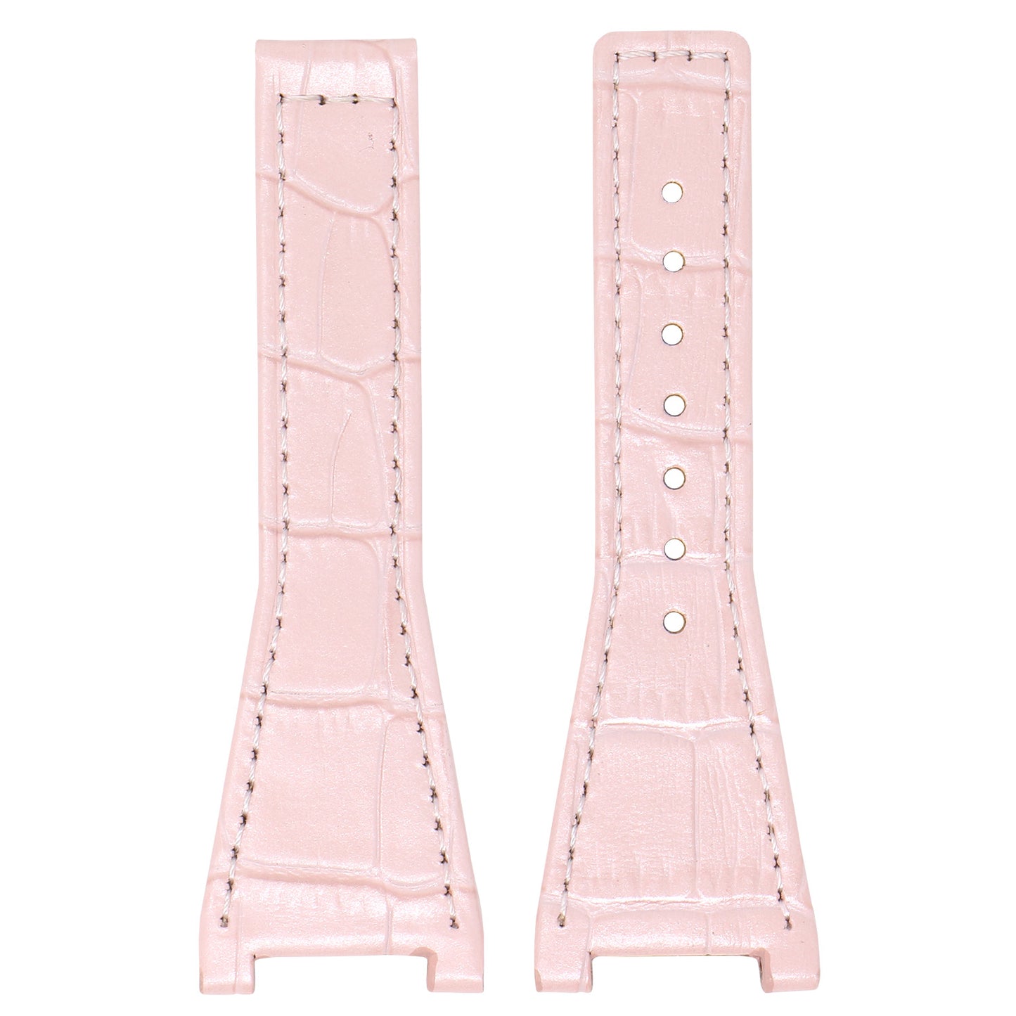 Croc Embossed Strap for Omega Constellation Quadra