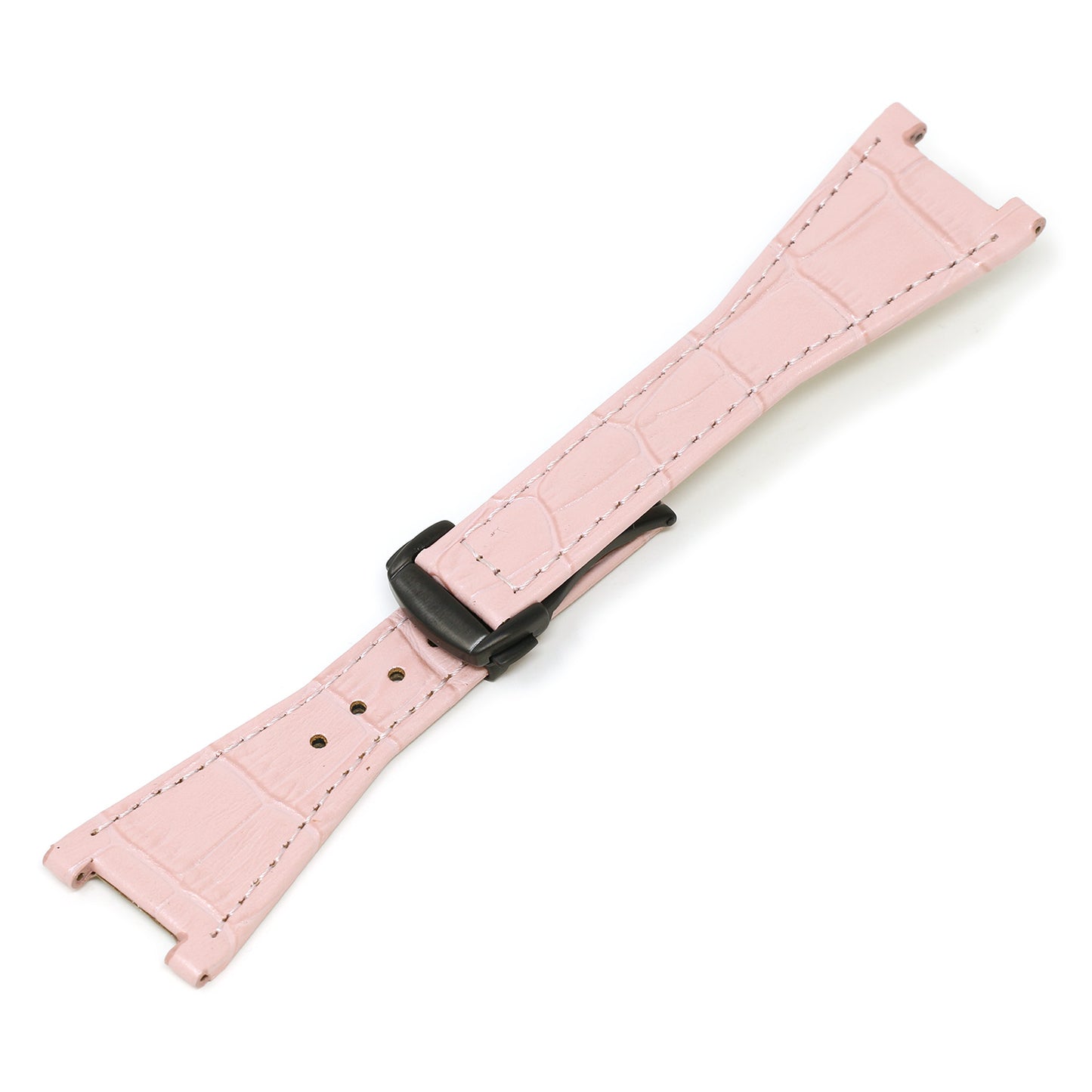 Croc Embossed Strap for Omega Constellation Quadra