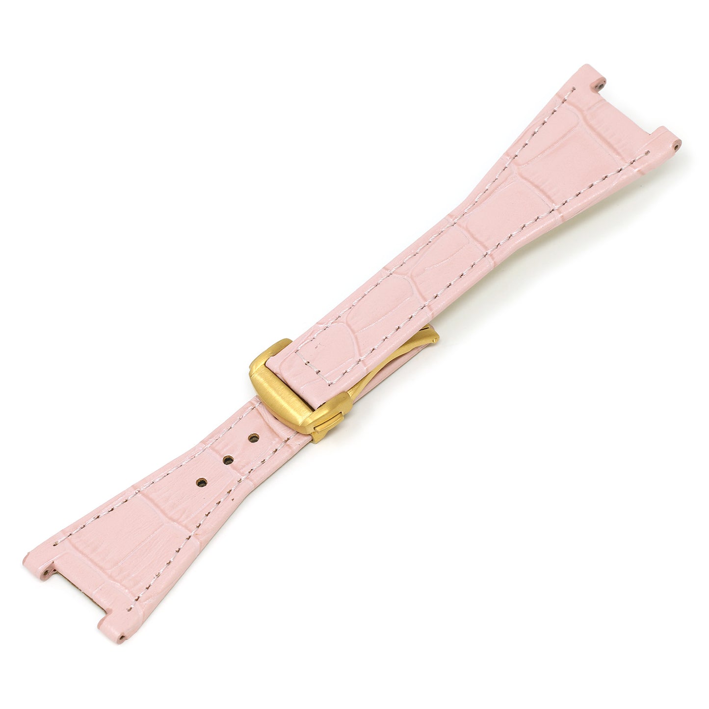 Croc Embossed Strap for Omega Constellation Quadra