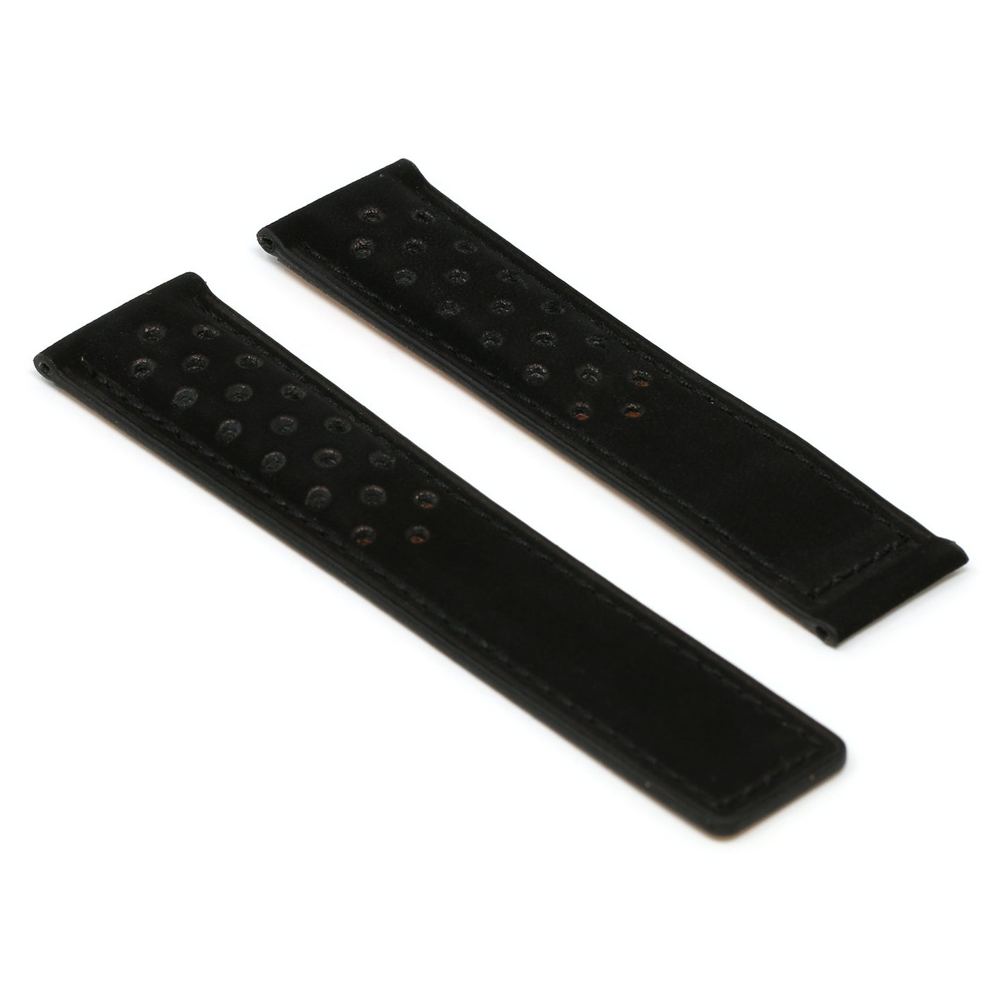 Perforated Suede Strap for Tag Heuer Carrera