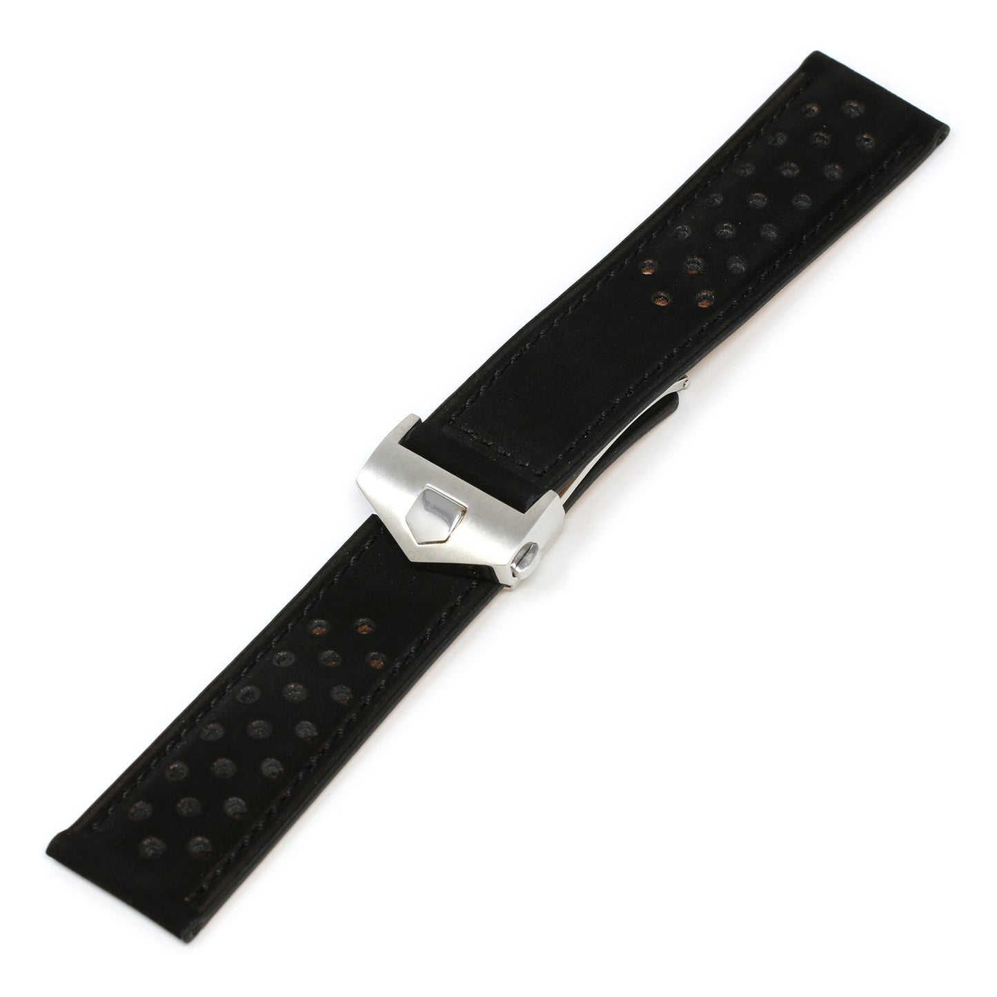 Perforated Suede Strap for Tag Heuer Carrera