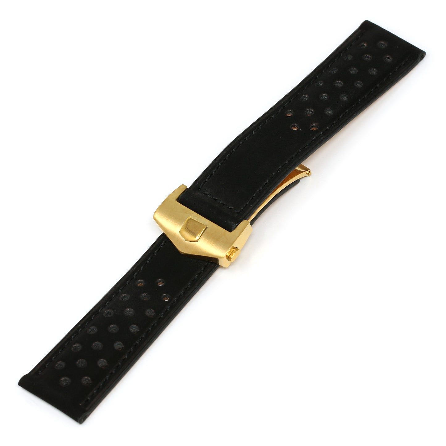 Perforated Suede Strap for Tag Heuer Carrera