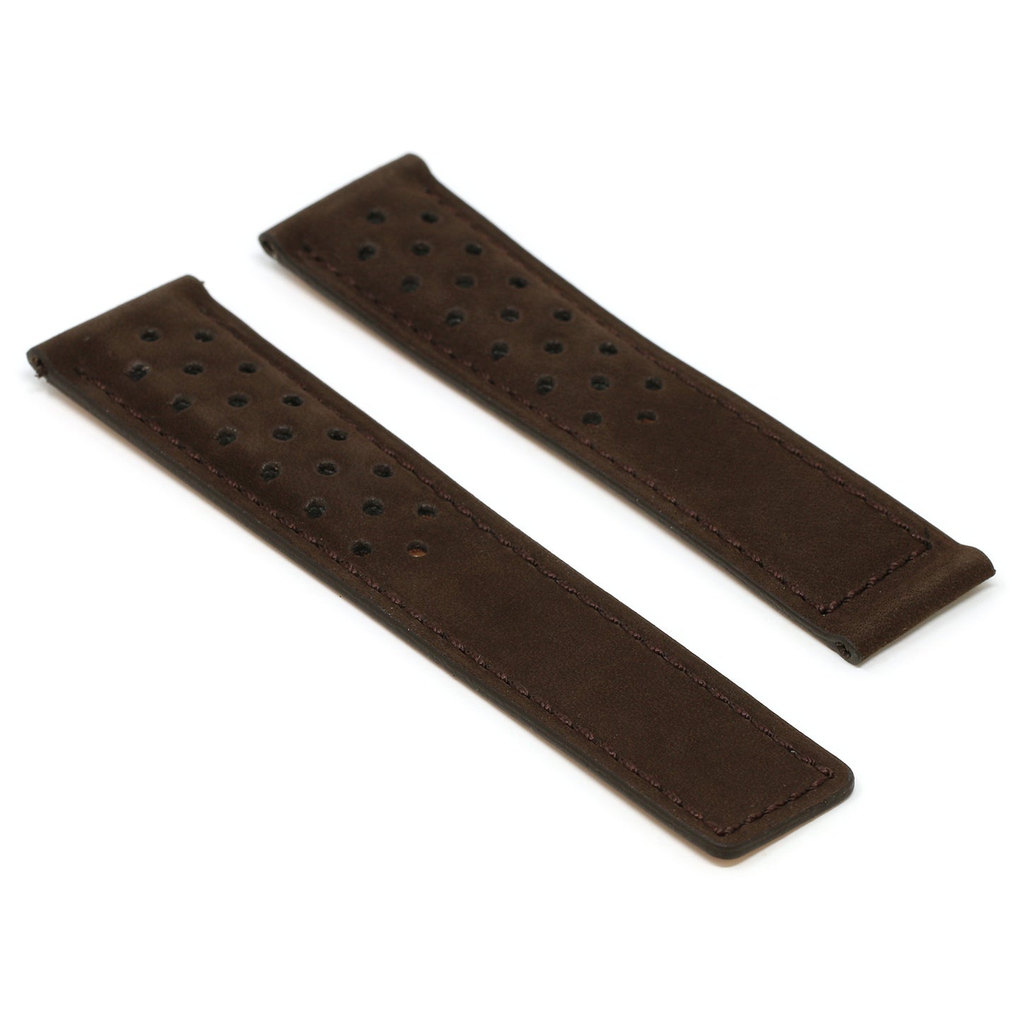Perforated Suede Strap for Tag Heuer Carrera