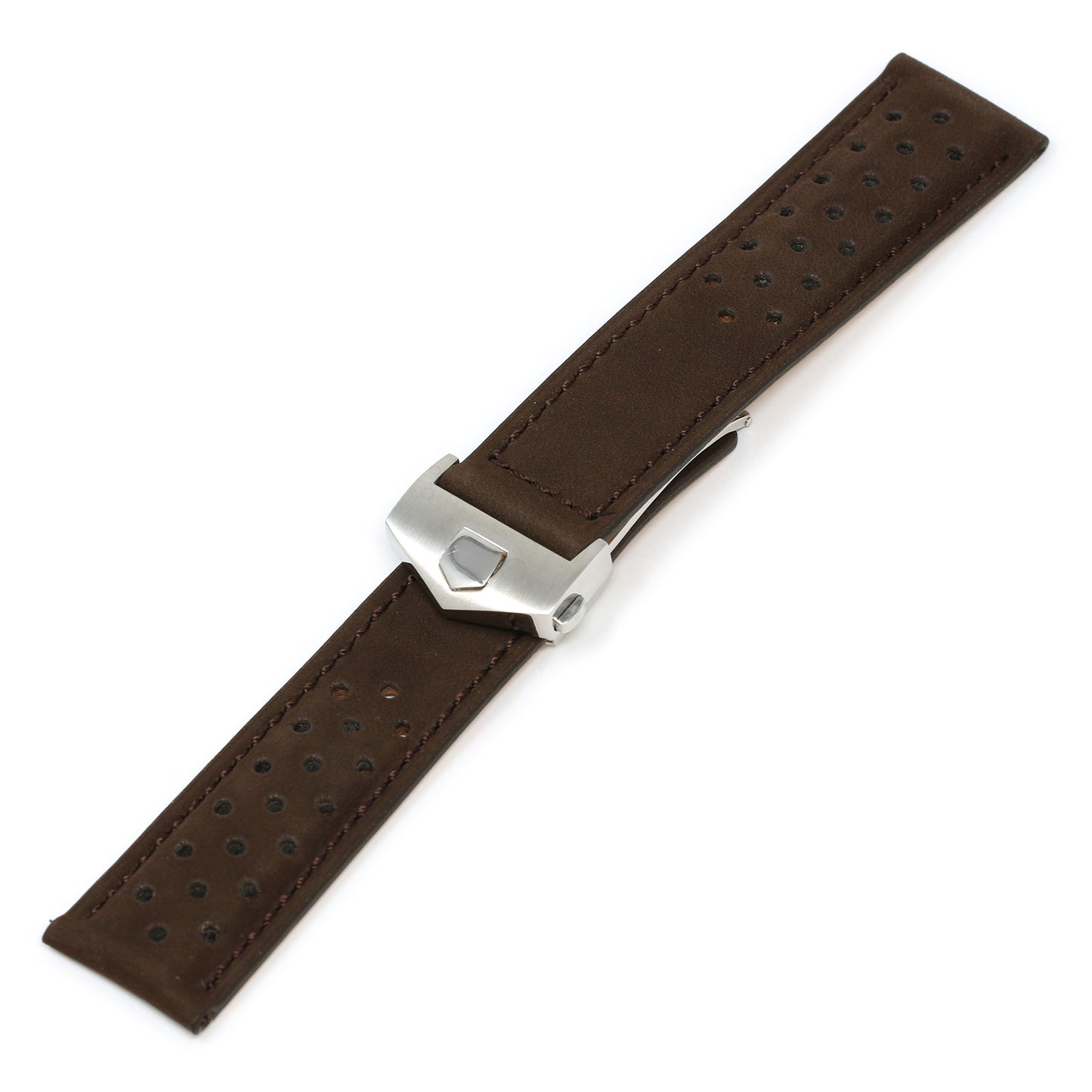 Perforated Suede Strap for Tag Heuer Carrera