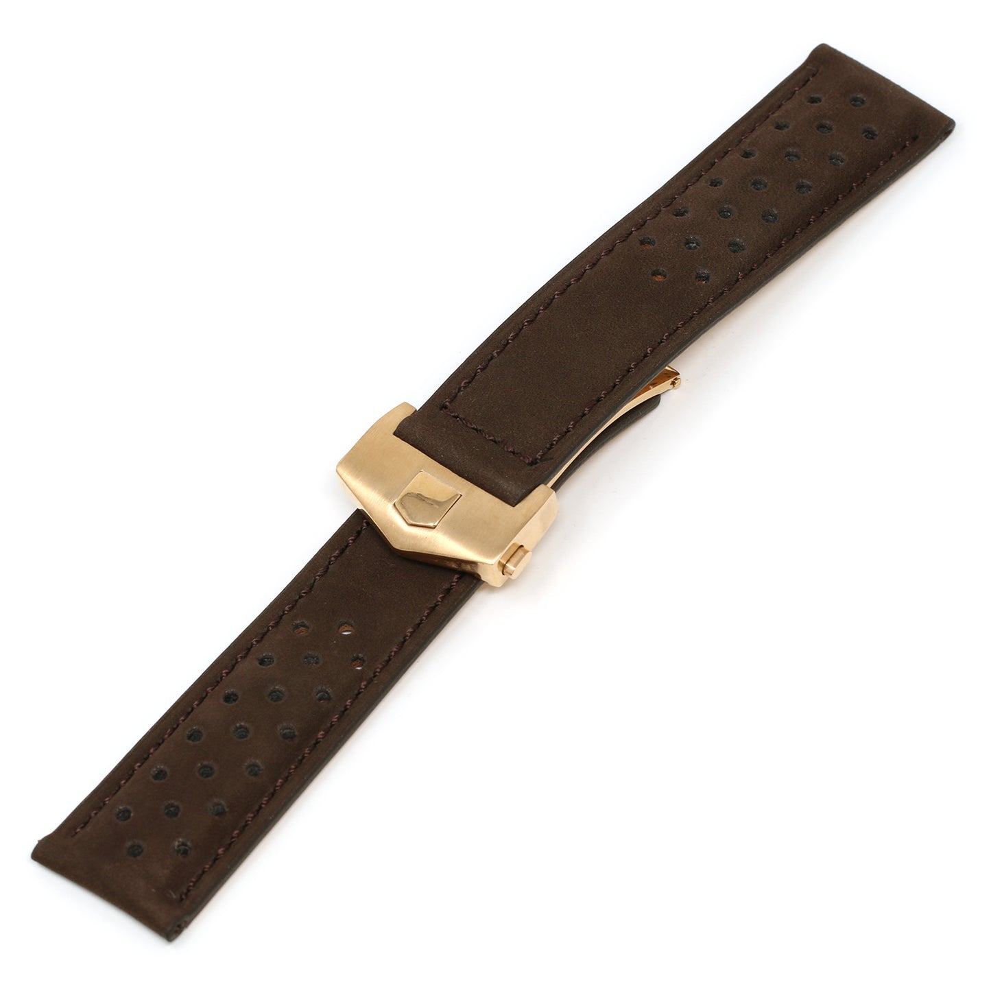Perforated Suede Strap for Tag Heuer Carrera