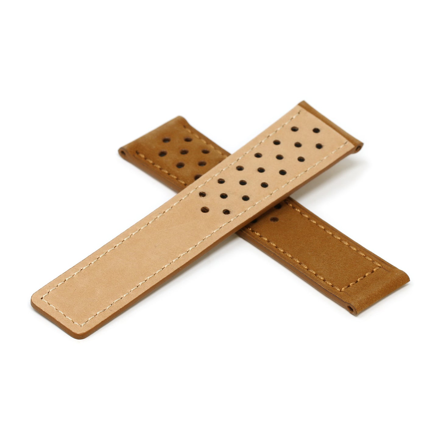 Perforated Suede Strap for Tag Heuer Carrera