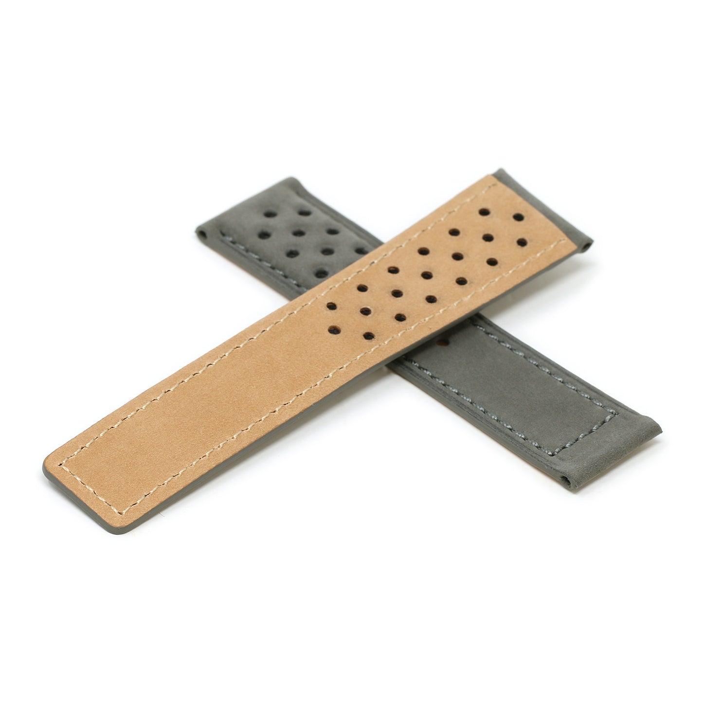 Perforated Suede Strap for Tag Heuer Carrera