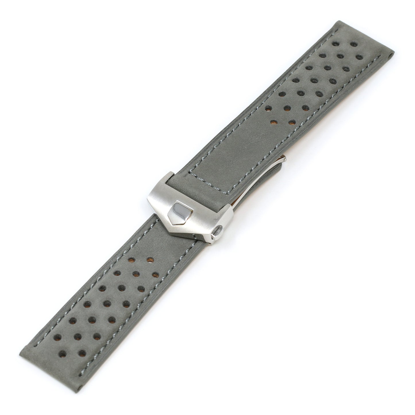 Perforated Suede Strap for Tag Heuer Carrera