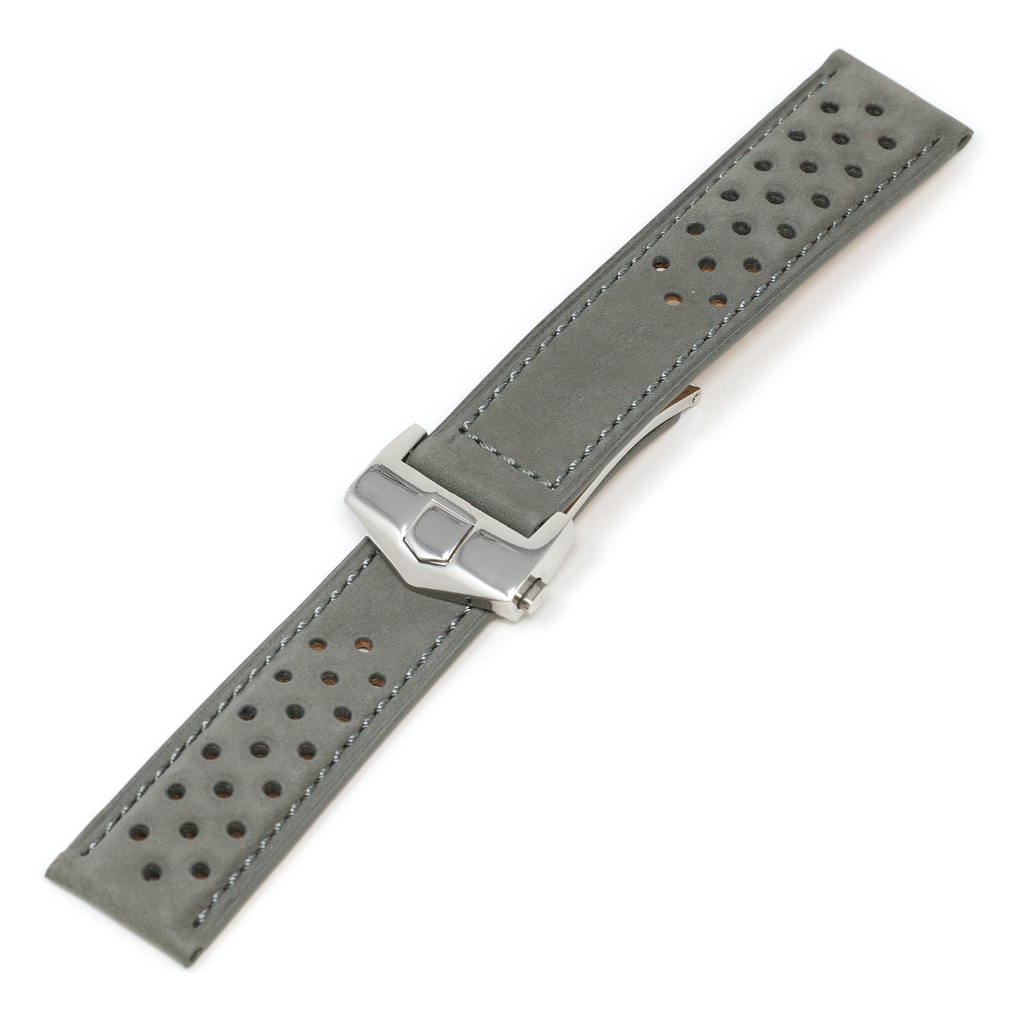 Perforated Suede Strap for Tag Heuer Carrera