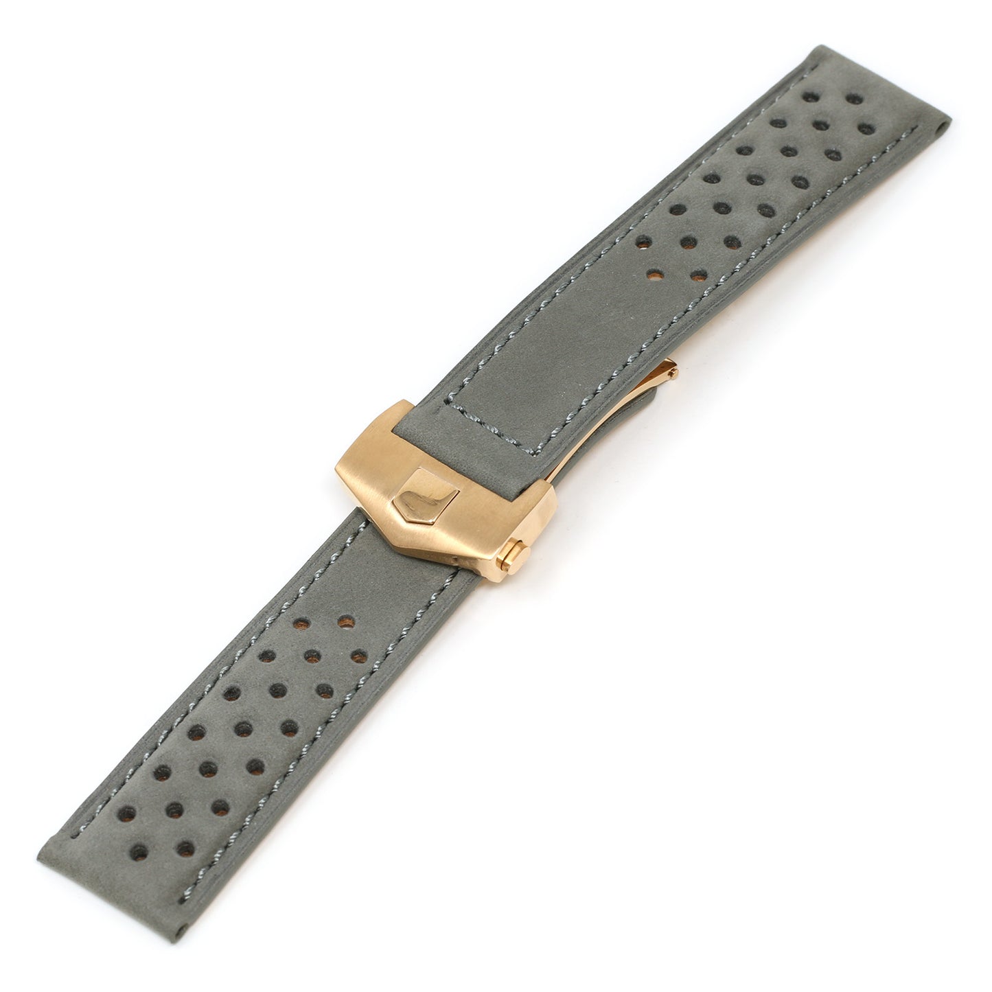 Perforated Suede Strap for Tag Heuer Carrera