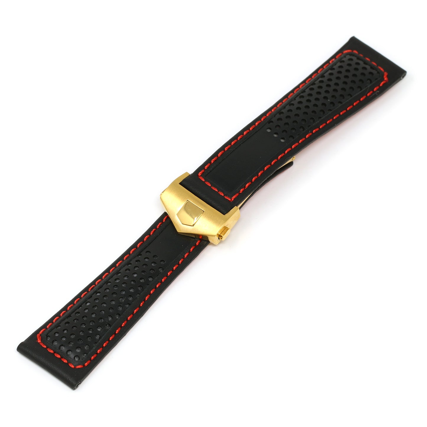 Perforated Leather Strap for Tag Heuer Monaco