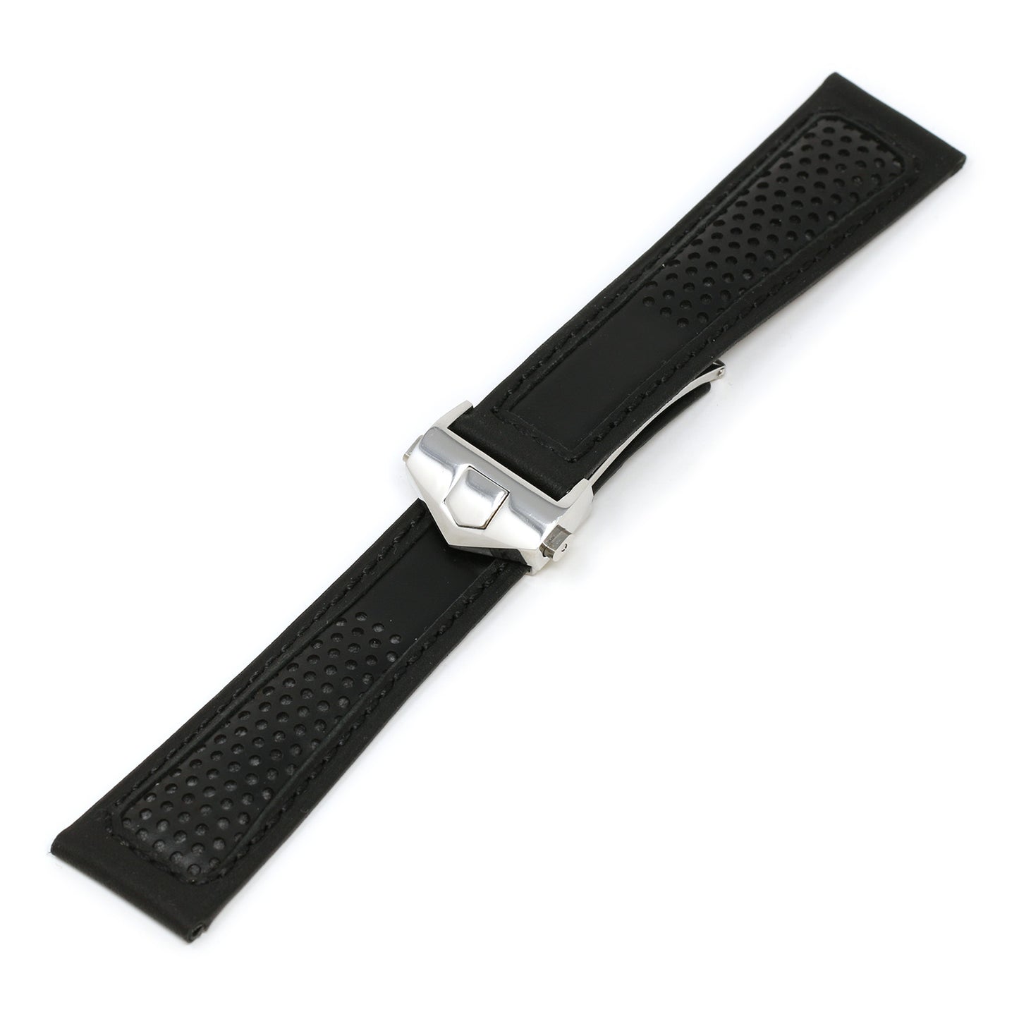 Perforated Leather Strap for Tag Heuer Monaco