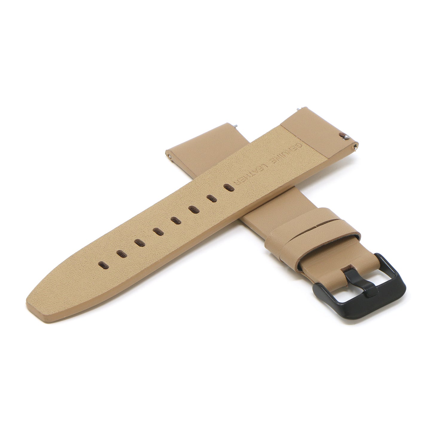 23mm Smooth Leather Strap