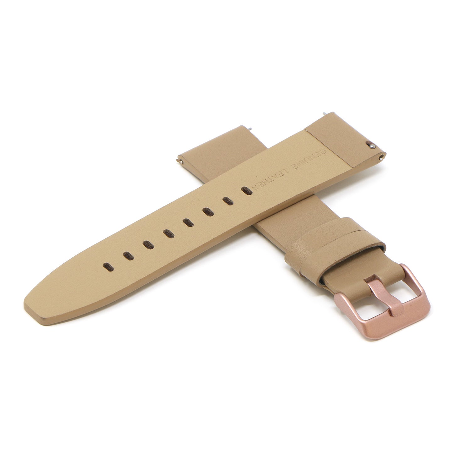 23mm Smooth Leather Strap