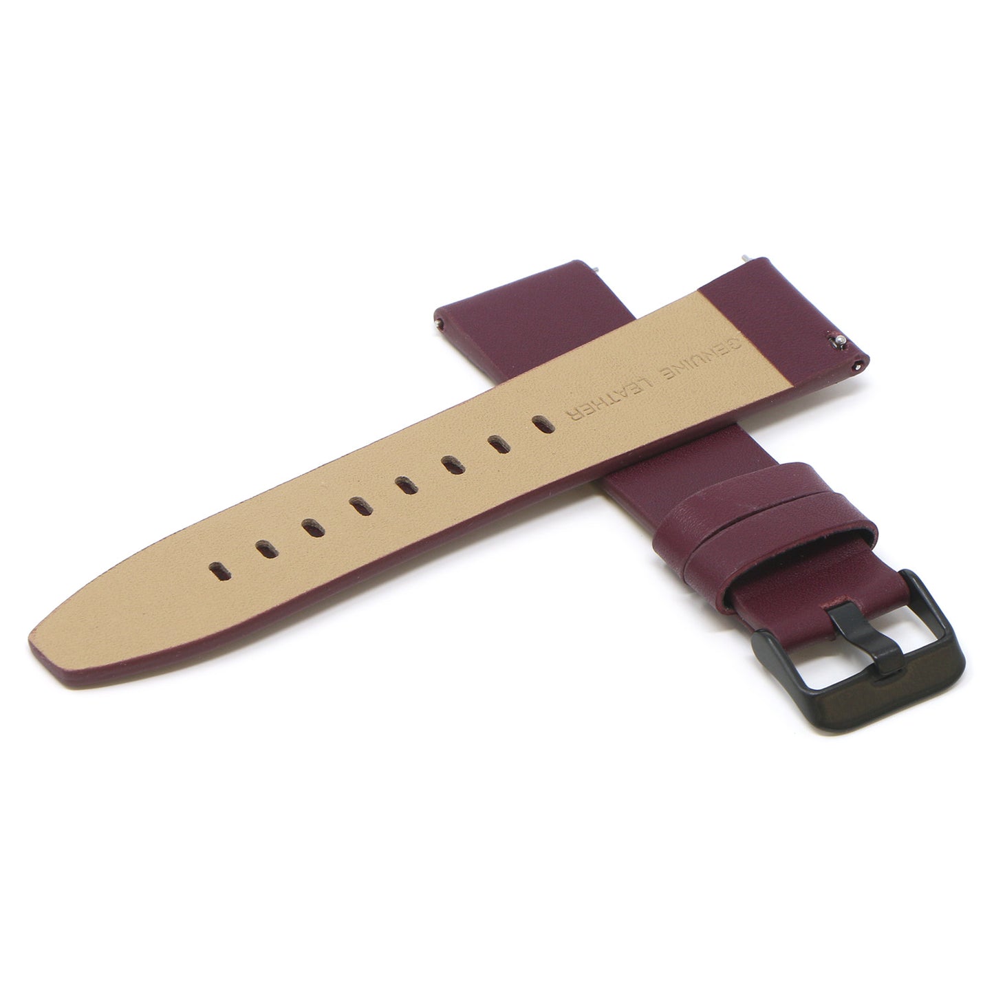 23mm Smooth Leather Strap
