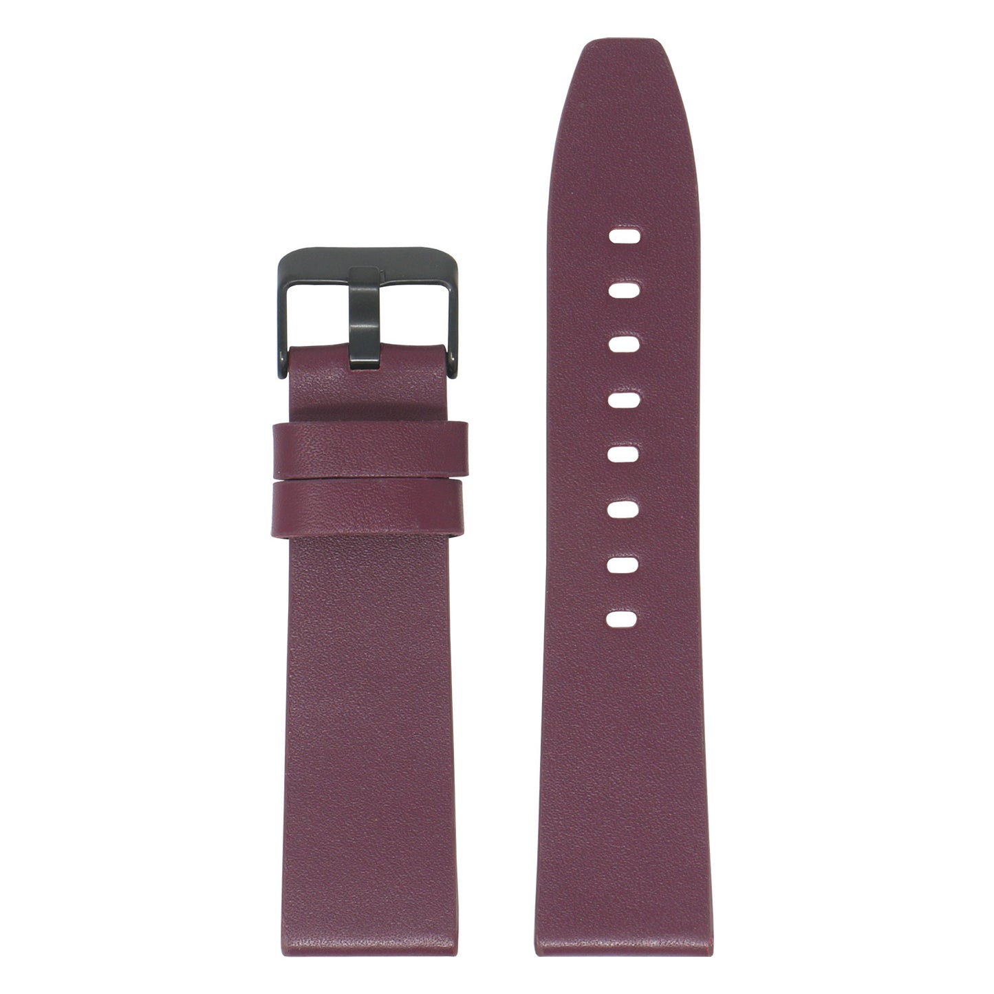 23mm Smooth Leather Strap