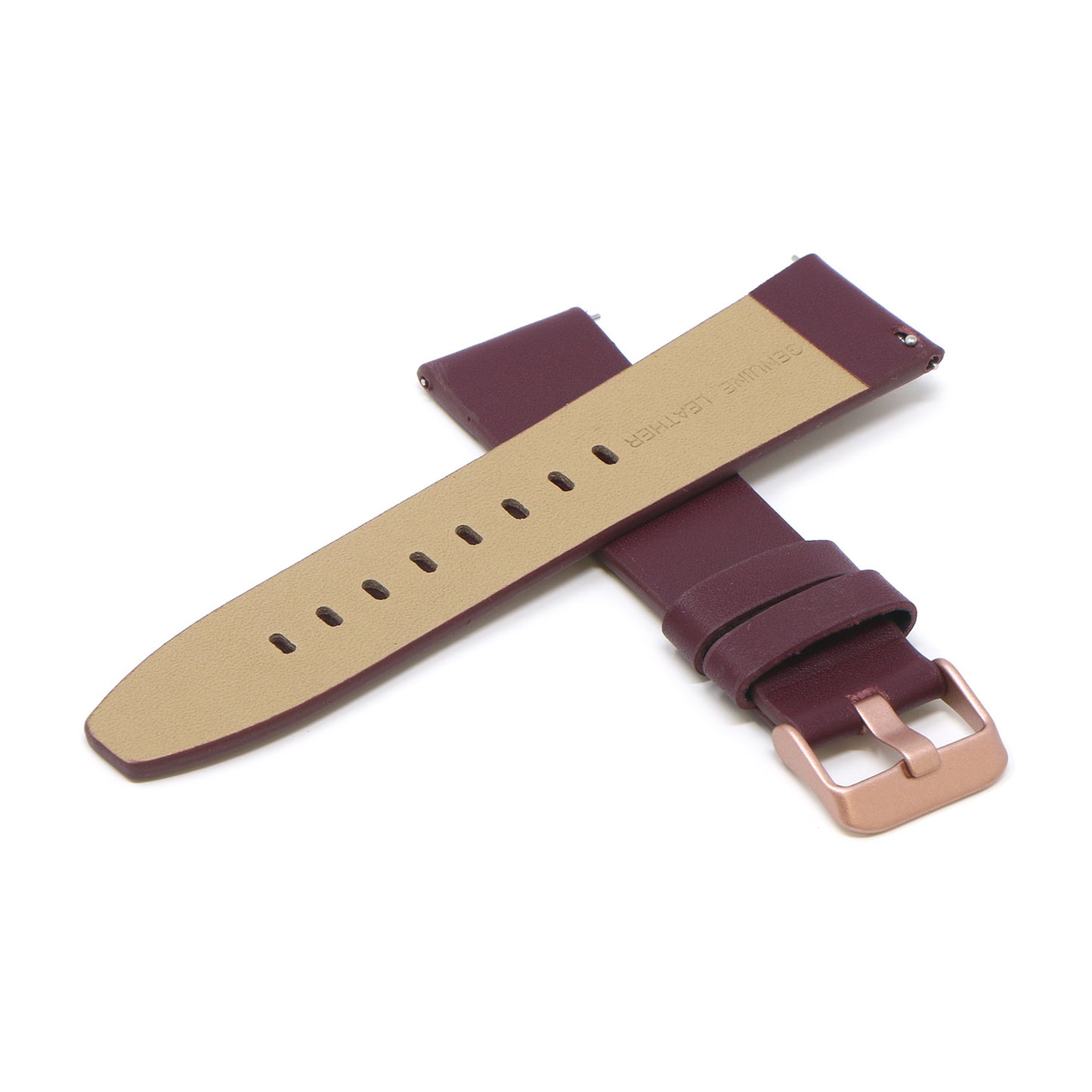 23mm Smooth Leather Strap