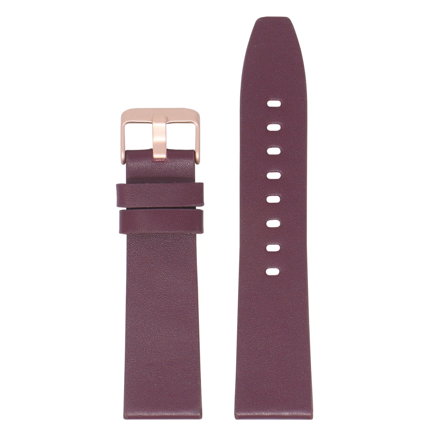 23mm Smooth Leather Strap
