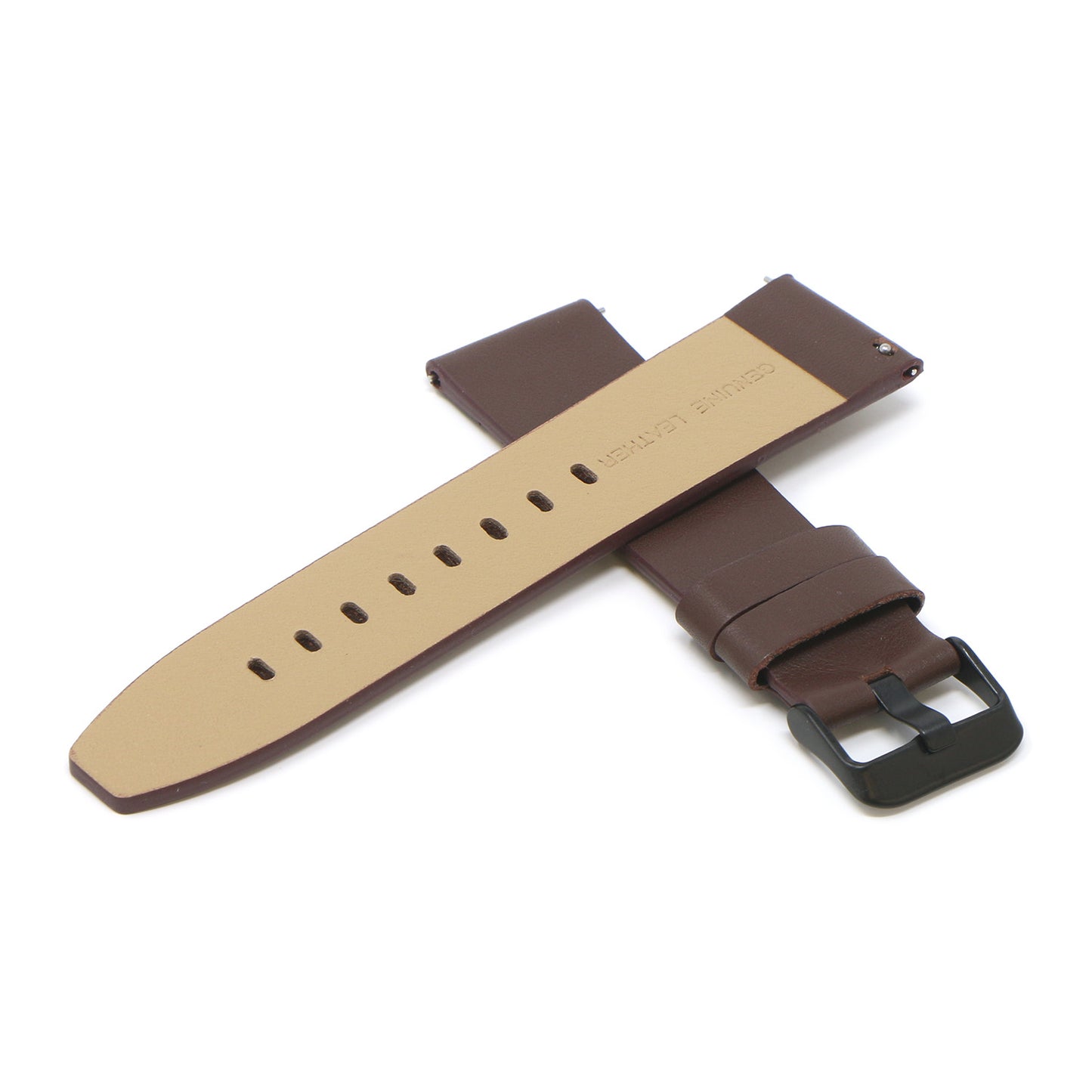 23mm Smooth Leather Strap