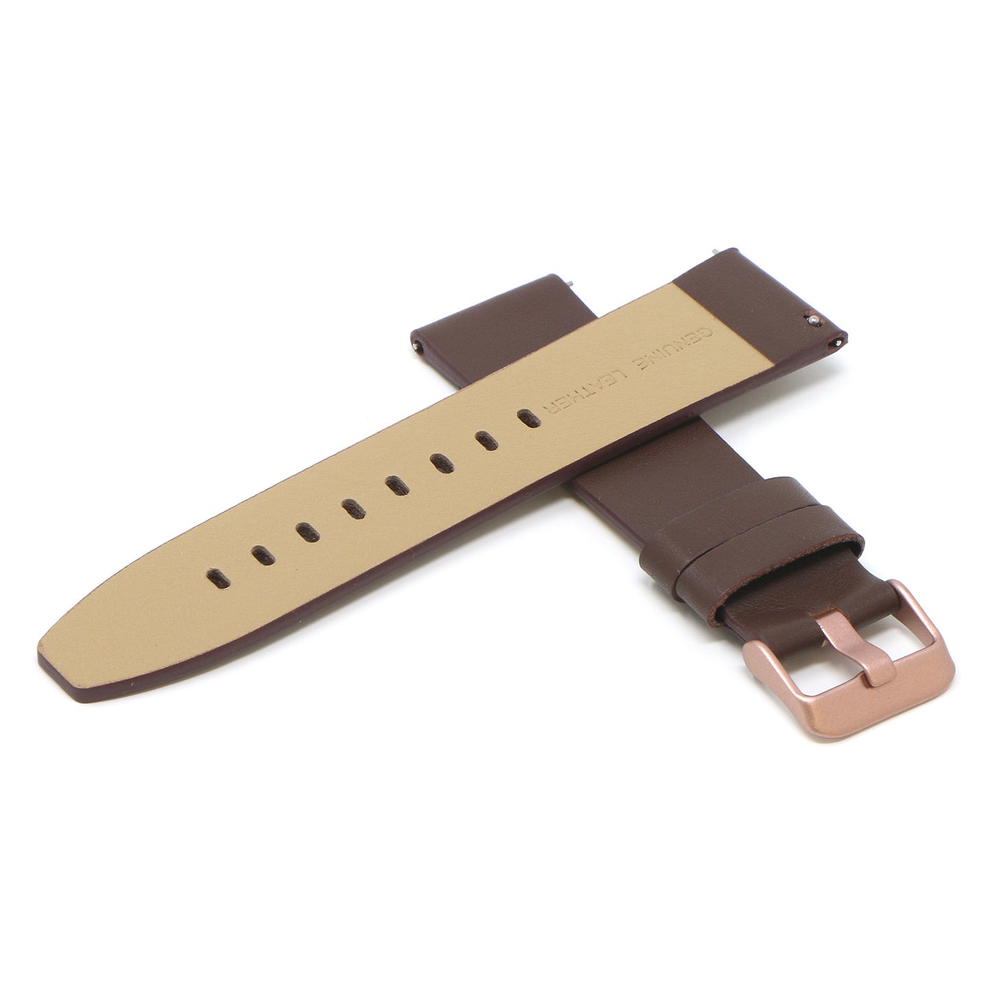 23mm Smooth Leather Strap