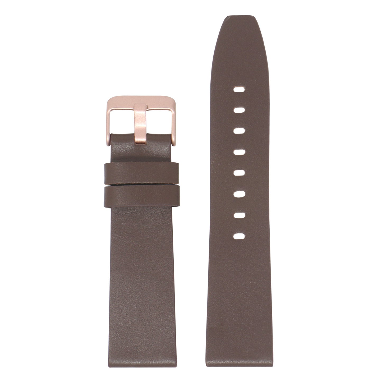 23mm Smooth Leather Strap