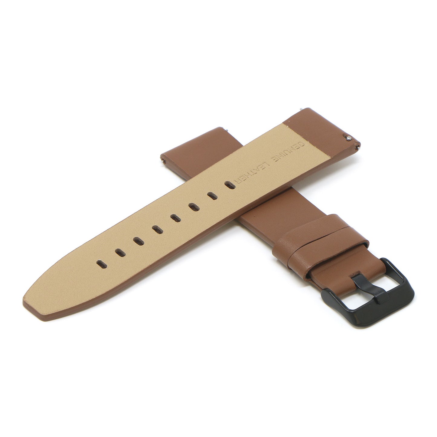 23mm Smooth Leather Strap
