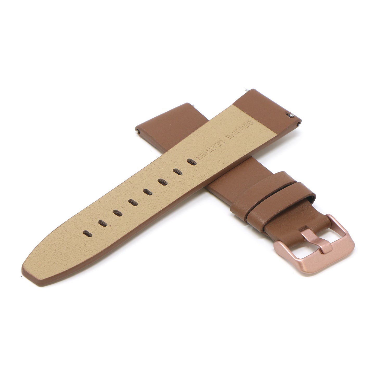 23mm Smooth Leather Strap
