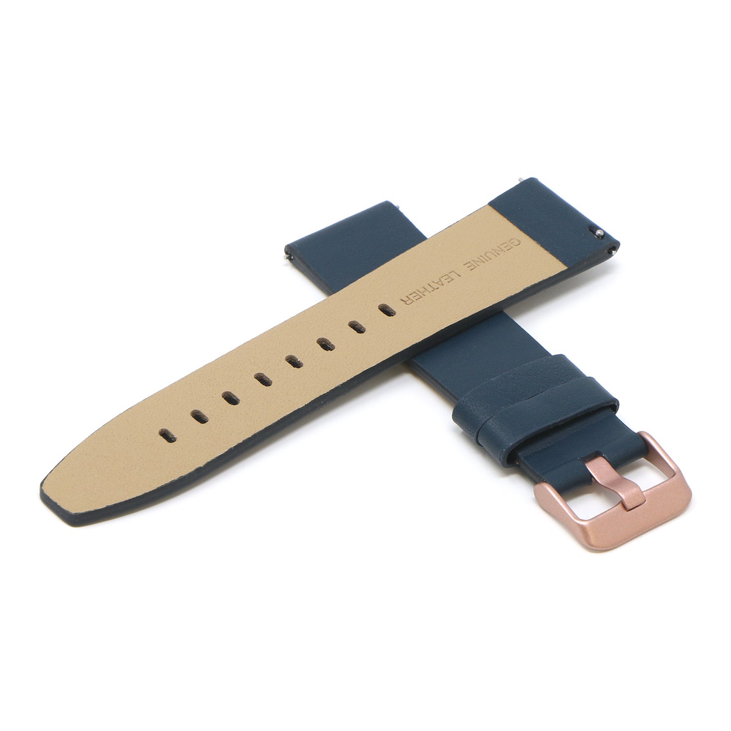 23mm Smooth Leather Strap