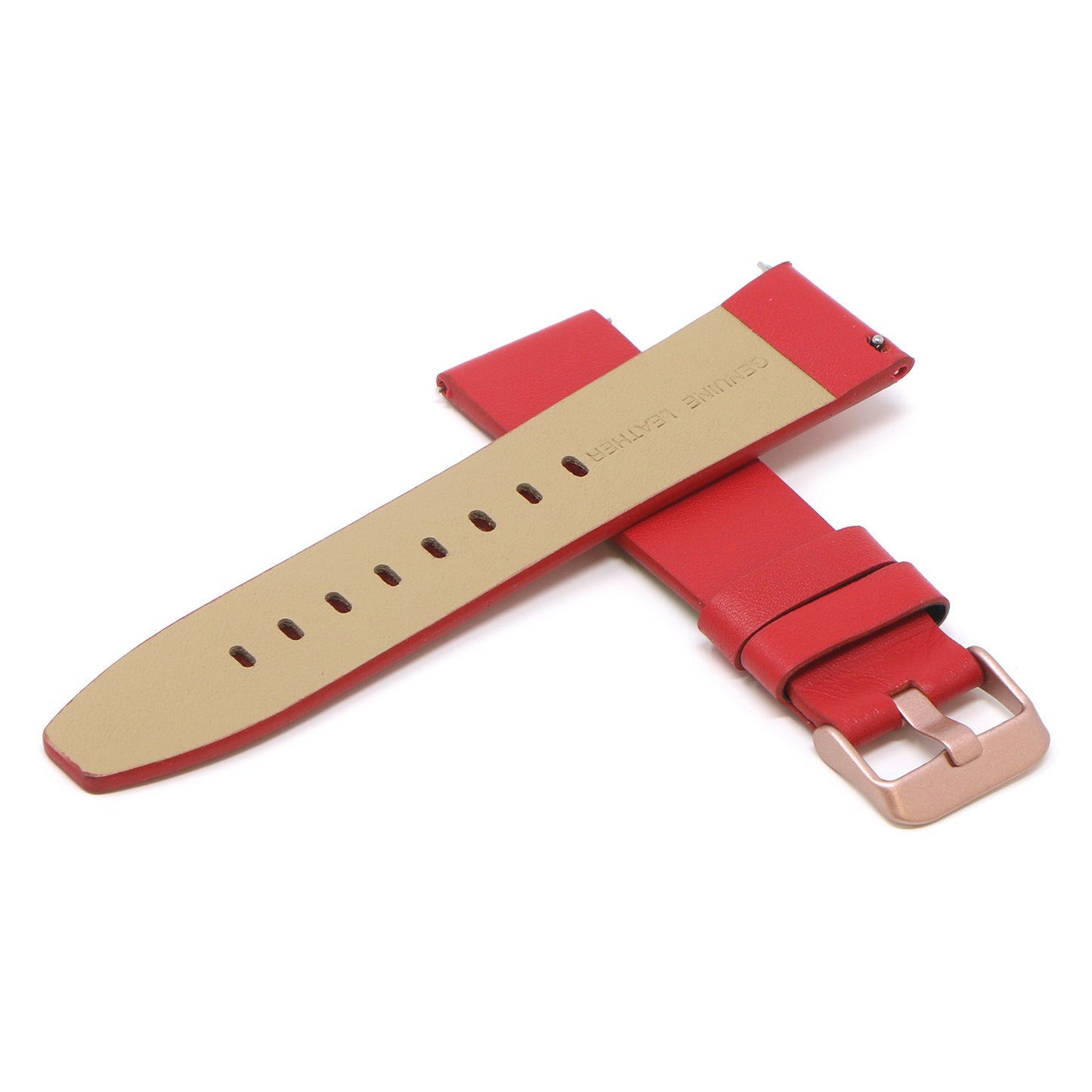 23mm Smooth Leather Strap