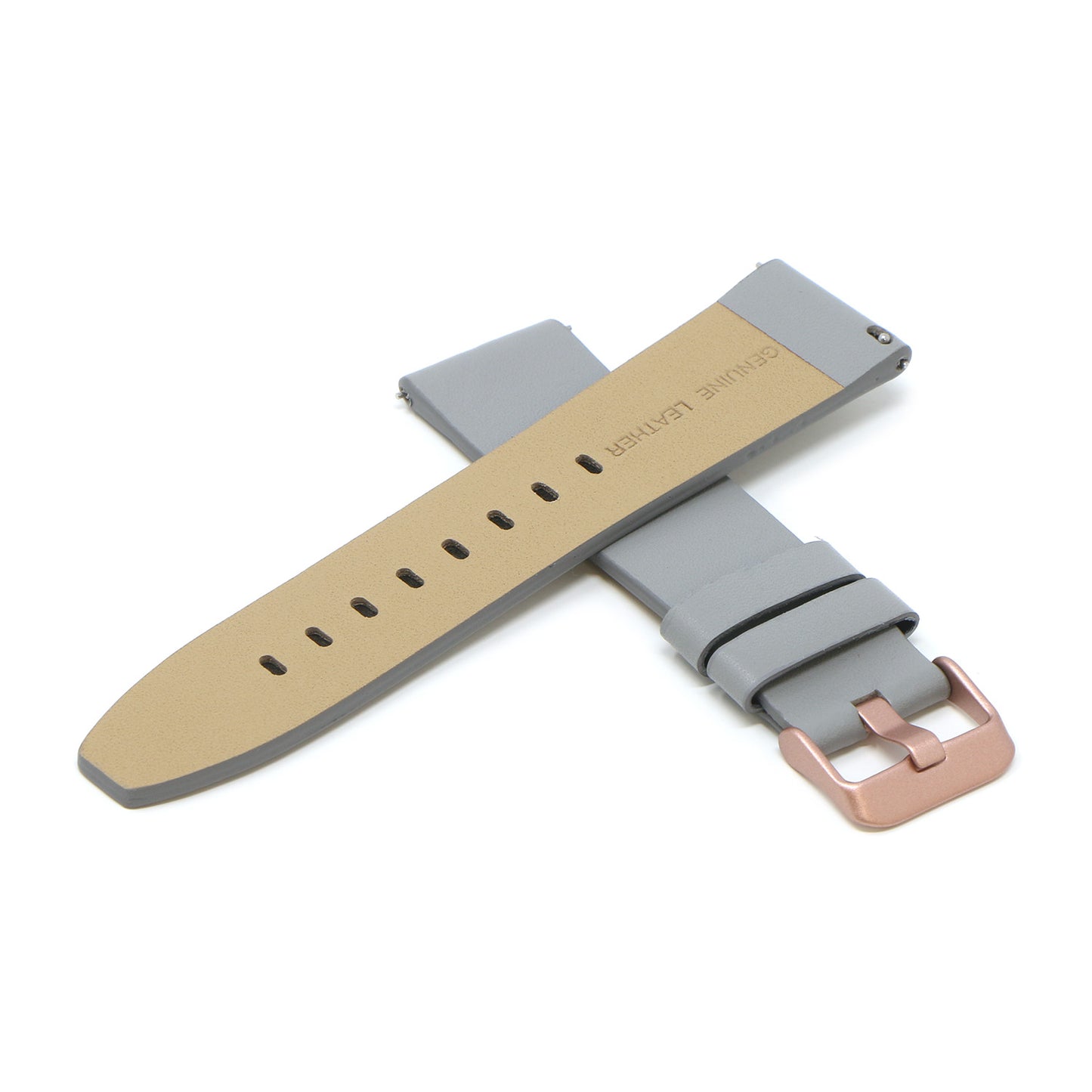 23mm Smooth Leather Strap