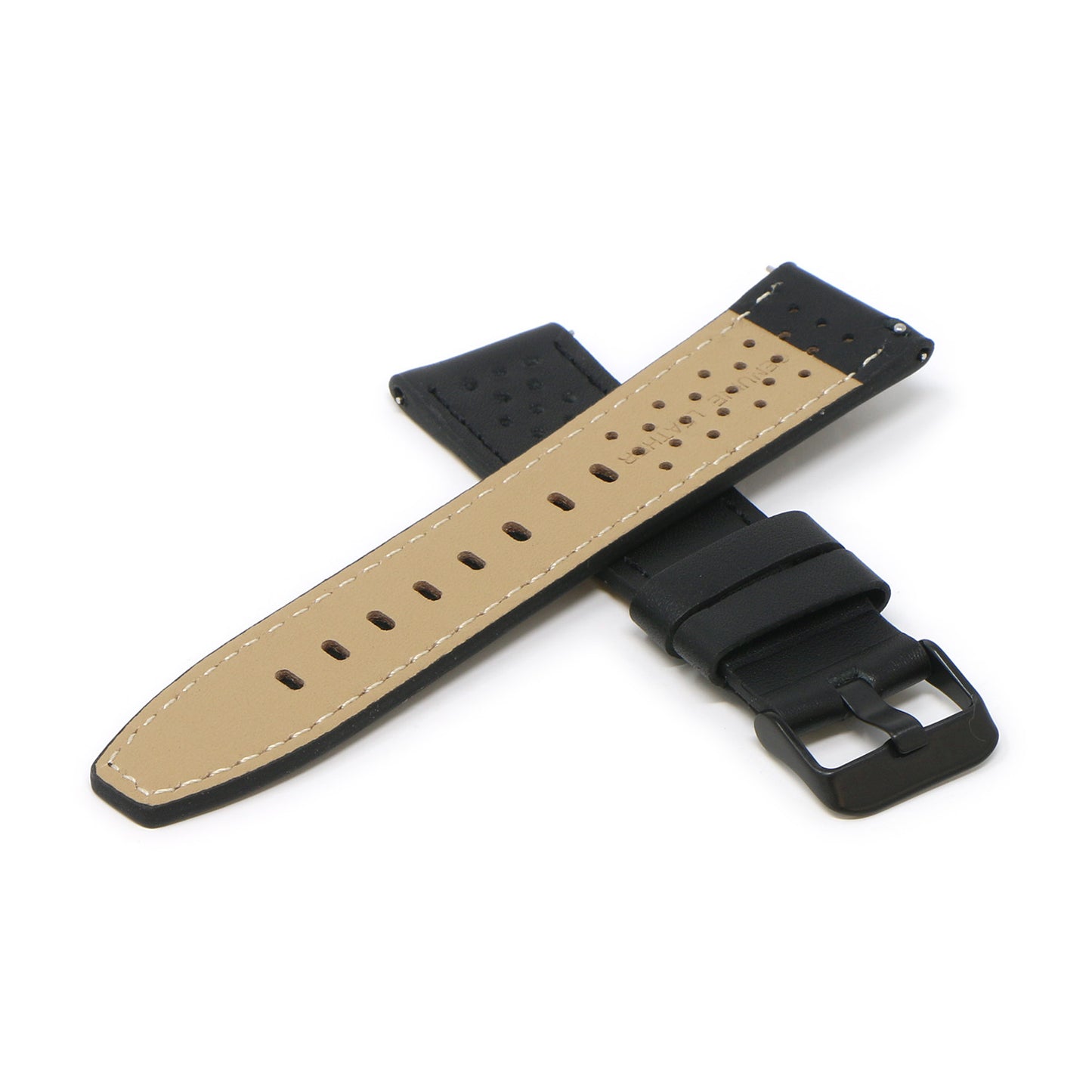 23mm Perforated Leather Rally Strap