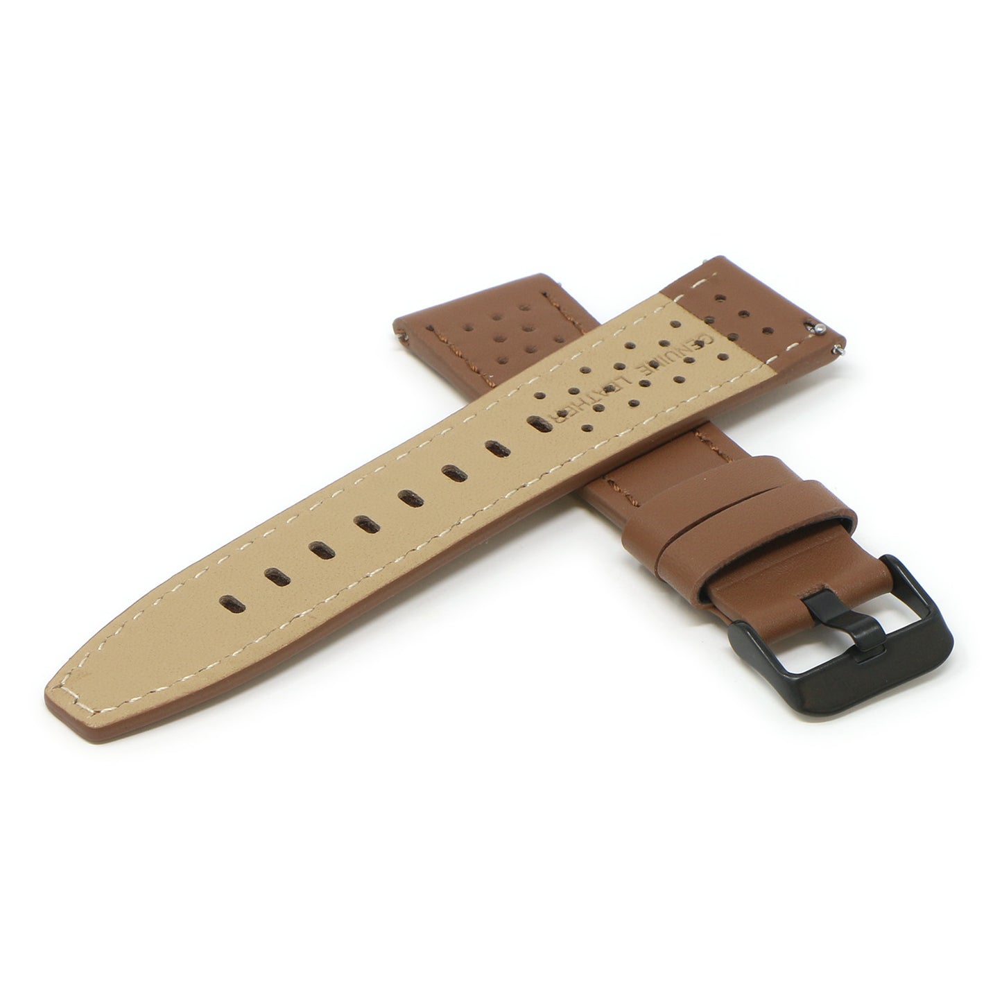 23mm Perforated Leather Rally Strap